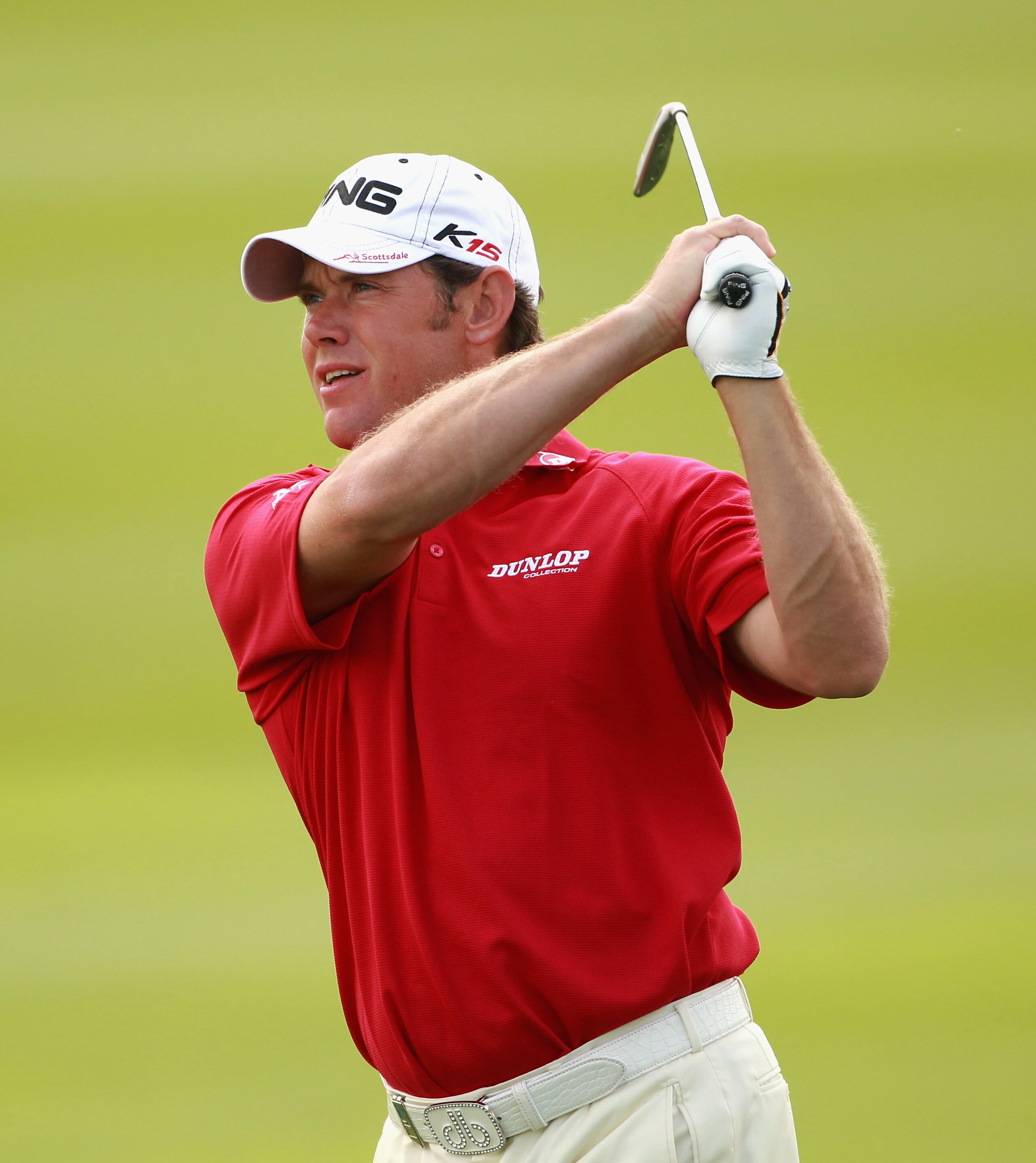 ABU DHABI, UNITED ARAB EMIRATES - JANUARY 23:  Lee Westwood of England in action during the final round of The Abu Dhabi HSBC Golf Championship at Abu Dhabi Golf Club on January 23, 2011 in Abu Dhabi, United Arab Emirates.  (Photo by Andrew Redington/Gett