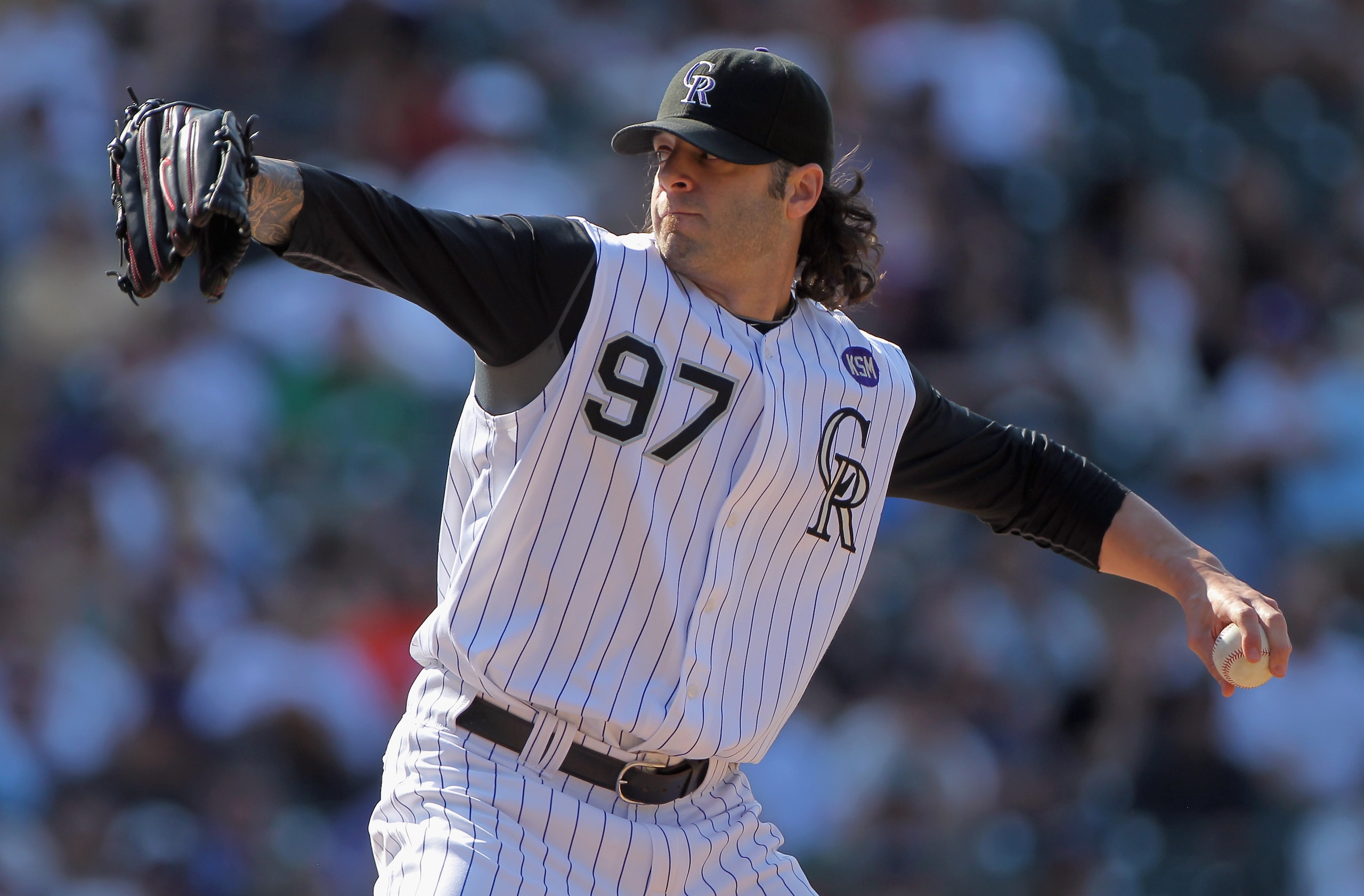 DENVER - SEPTEMBER 15: Relief pitcher Joe Beimel #97 of the Colorado Rockies delivers against the San Diego Padres at Coors Field on September 15, 2010 in Denver, Colorado. The Rockies defeated the Padres 9-6. (Photo by Doug Pensinger/Getty Images) DENVER - SEPTEMBER 15: Relief pitcher Joe Beimel #97 of the Colorado Rockies delivers against the San Diego Padres at Coors Field on September 15, 2010 in Denver, Colorado. The Rockies defeated the Padres 9-6. (Photo by Doug Pensinger/Getty Images)