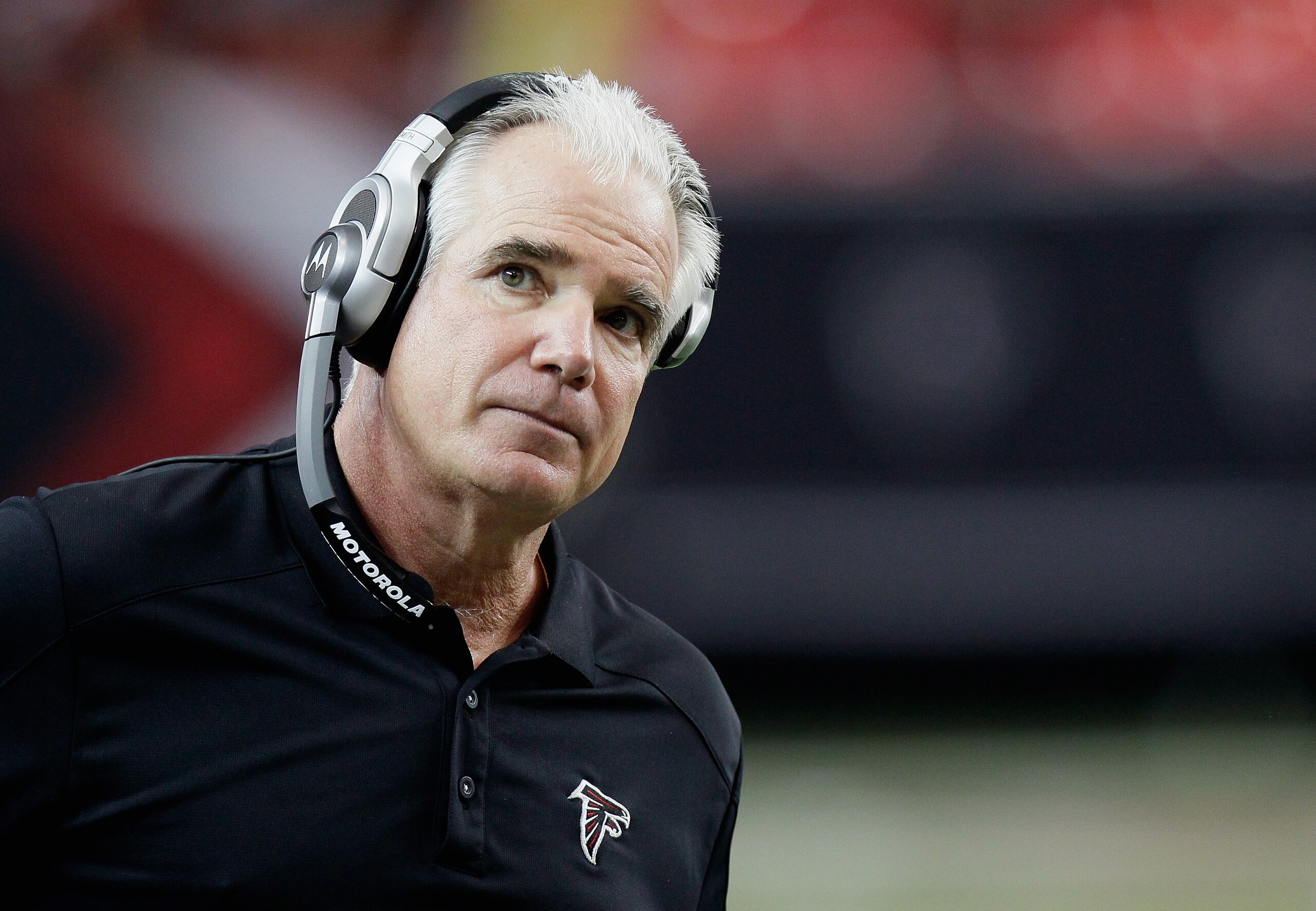 ATLANTA, GA - JANUARY 02: Head coach Mike Smith of the Atlanta Falcons against the Carolina Panthers at Georgia Dome on January 2, 2011 in Atlanta, Georgia. (Photo by Kevin C. Cox/Getty Images) ATLANTA, GA - JANUARY 02: Head coach Mike Smith of the Atlanta Falcons against the Carolina Panthers at Georgia Dome on January 2, 2011 in Atlanta, Georgia. (Photo by Kevin C. Cox/Getty Images)