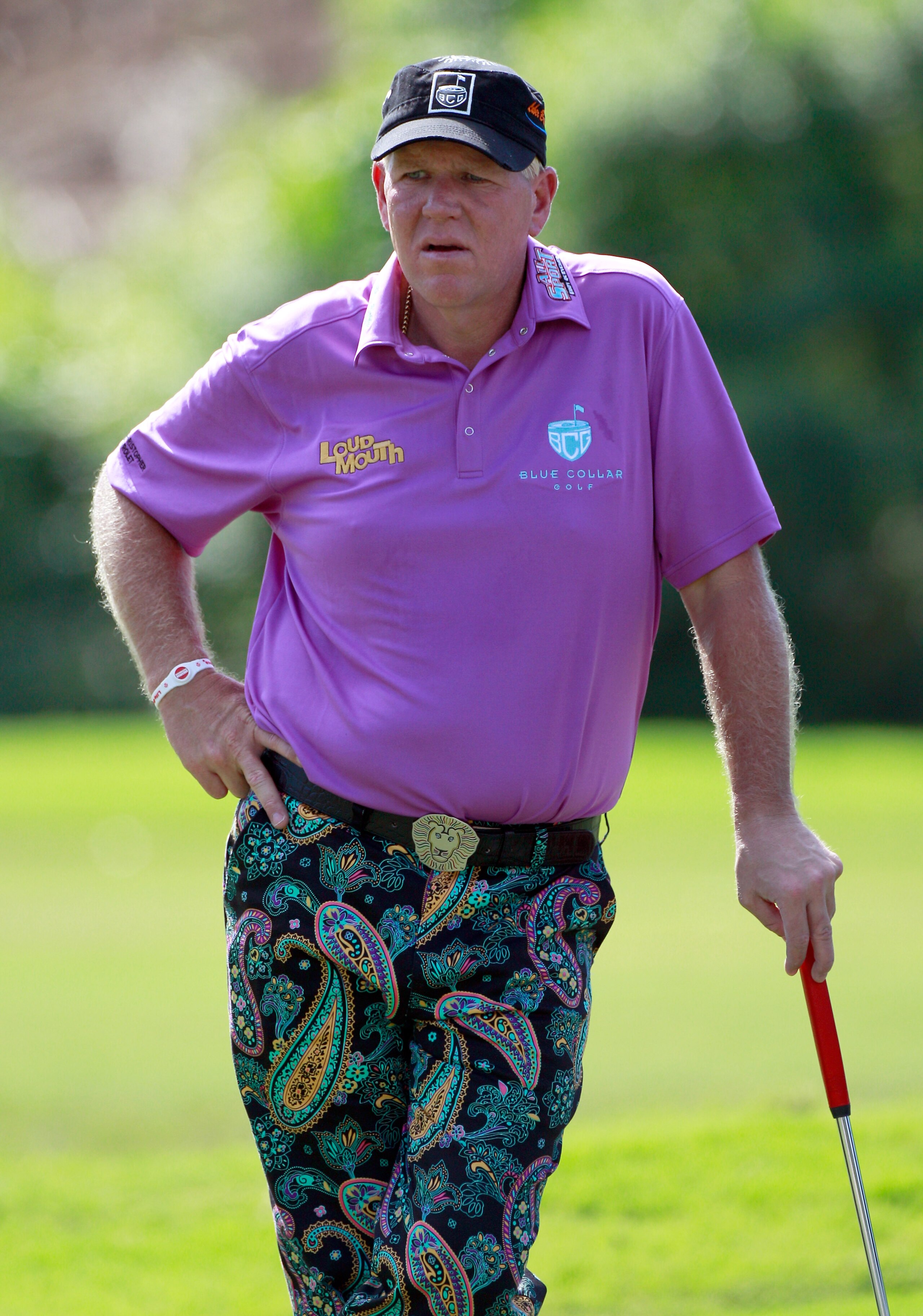HONOLULU, HI - JANUARY 15: John Daly waits to play a shot during the second round of the Sony Open at Waialae Country Club on January 15, 2011 in Honolulu, Hawaii. (Photo by Sam Greenwood/Getty Images) HONOLULU, HI - JANUARY 15: John Daly waits to play a shot during the second round of the Sony Open at Waialae Country Club on January 15, 2011 in Honolulu, Hawaii. (Photo by Sam Greenwood/Getty Images)