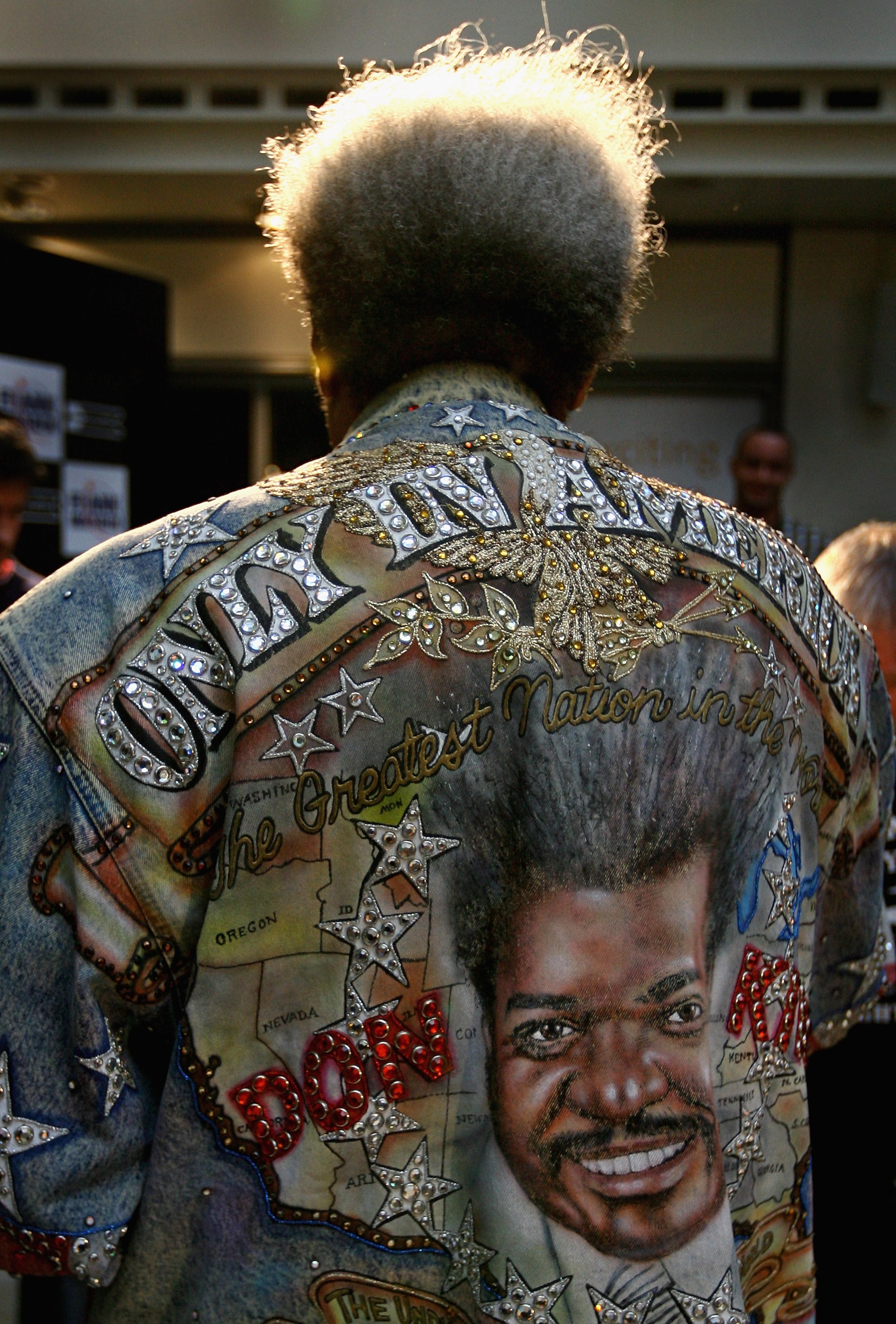 MANCHESTER, UNITED KINGDOM - MARCH 13: Promoter Don King arrives for the official weigh-in for the fight between Amir Khan and Marco Antonio Barrera which was staged at the Triangle Shopping Centre on March 13, 2009 in Manchester, England. Amir Khan will MANCHESTER, UNITED KINGDOM - MARCH 13: Promoter Don King arrives for the official weigh-in for the fight between Amir Khan and Marco Antonio Barrera which was staged at the Triangle Shopping Centre on March 13, 2009 in Manchester, England. Amir Khan will