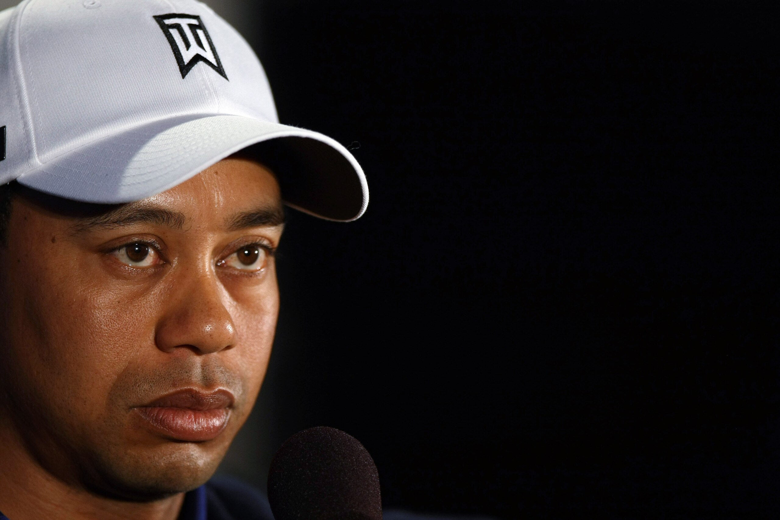 LA JOLLA, CA- JANUARY 26: Tiger Woods takes questions at a press conference during the Pro-Am at the Farmers Insurance Open at Torrey Pines on January 26, 2011 in La Jolla, California. (Photo by Donald Miralle/Getty Images) LA JOLLA, CA- JANUARY 26: Tiger Woods takes questions at a press conference during the Pro-Am at the Farmers Insurance Open at Torrey Pines on January 26, 2011 in La Jolla, California. (Photo by Donald Miralle/Getty Images)