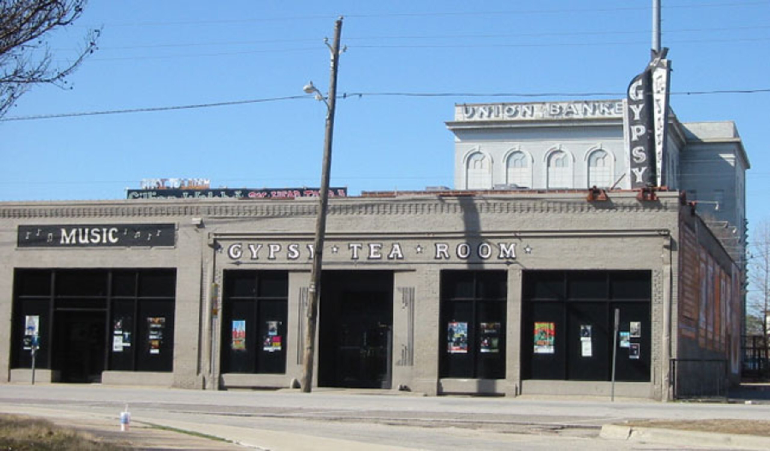 The Gypsy Tea Room is one of many venues located in Deep Ellum.