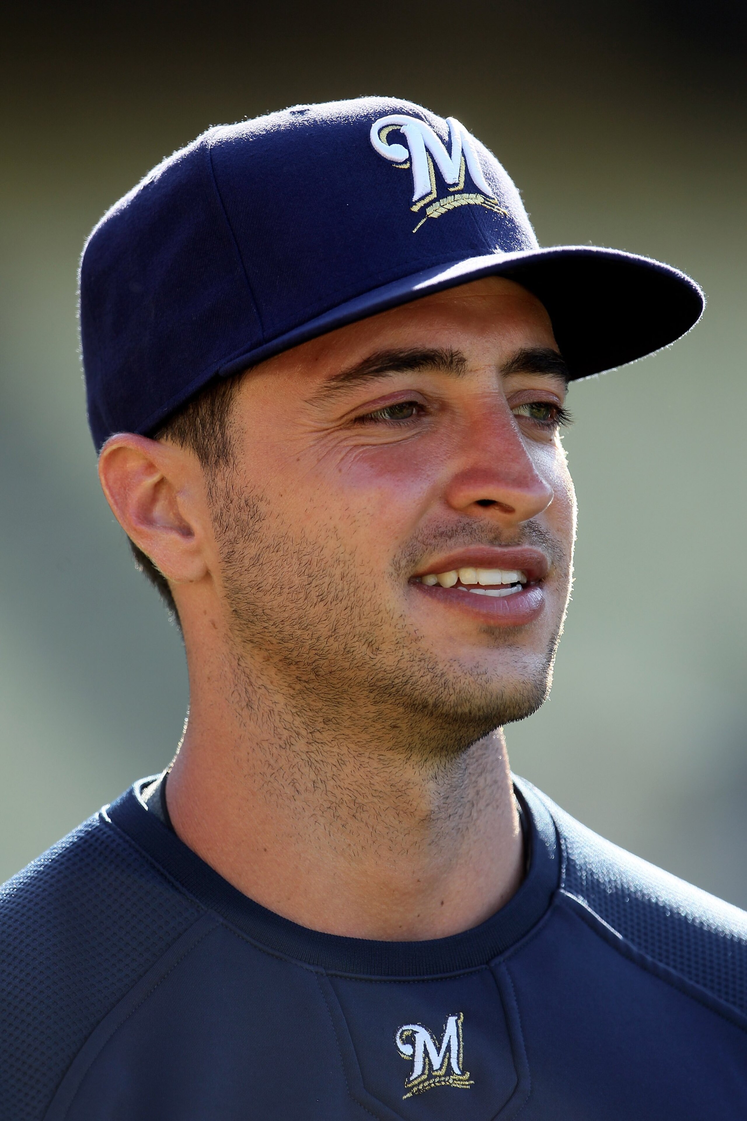 LOS ANGELES, CA - MAY 04:  Ryan Braun #8 of the Milwaukee Brewers looks on prior to the start of the game against the Los Angeles Dodgers at Dodger Stadium on May 4, 2010 in Los Angeles, California. The Brewers defeated the Dodgers 11-6.  (Photo by Jeff G