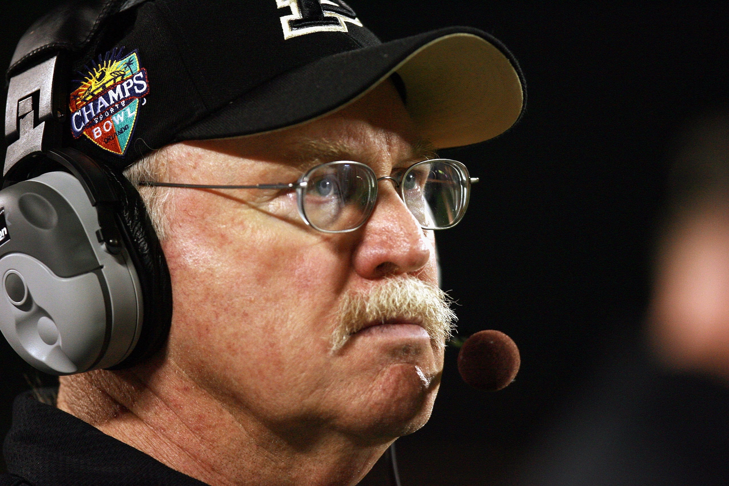 ORLANDO, FL - DECEMBER 29: Head coach Joe Tiller of the Purdue Boilermakers looks on during the game against the Maryland Terrapins in the Champs Sports Bowl at Florida Citrus Bowl on December 29, 2006 in Orlando, Florida. Maryland won 24-7. (Photo by Do ORLANDO, FL - DECEMBER 29: Head coach Joe Tiller of the Purdue Boilermakers looks on during the game against the Maryland Terrapins in the Champs Sports Bowl at Florida Citrus Bowl on December 29, 2006 in Orlando, Florida. Maryland won 24-7. (Photo by Do