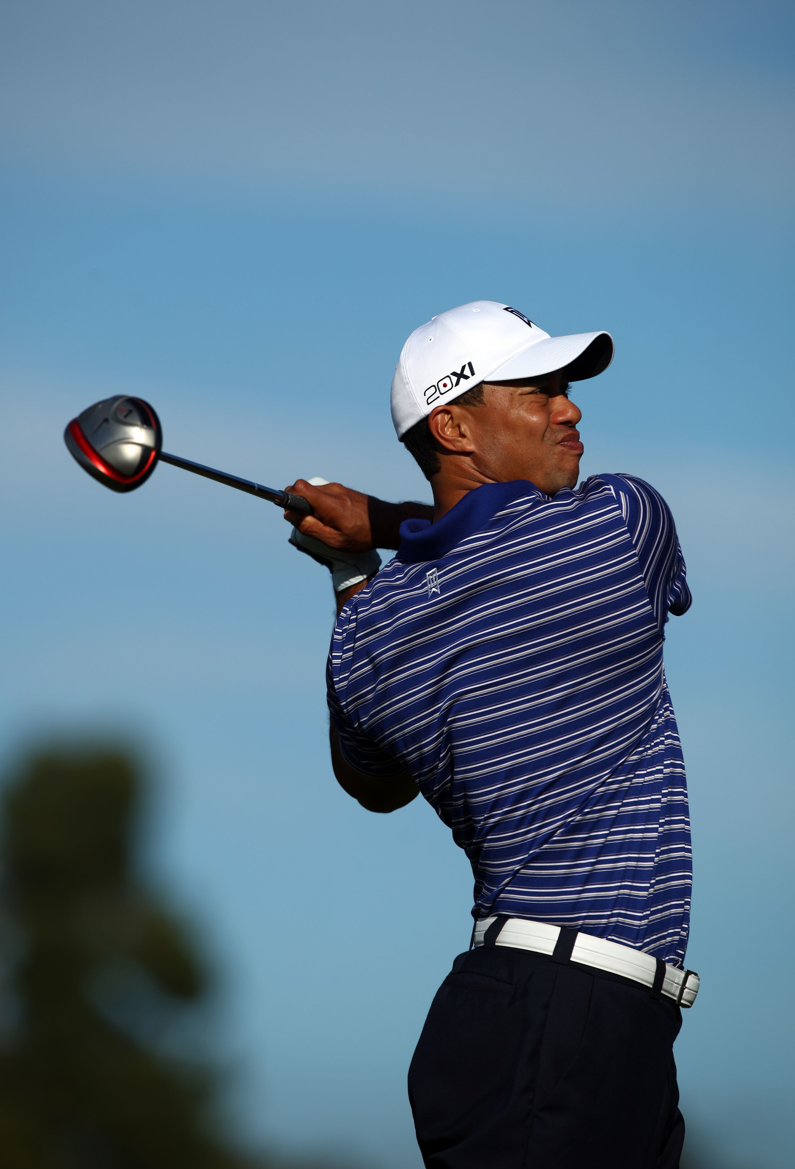 LA JOLLA, CA - JANUARY 26: Tiger Woods tees off during the Pro-Am at the Farmers Insurance Open at Torrey Pines on January 26, 2011 in La Jolla, California. (Photo by Donald Miralle/Getty Images) LA JOLLA, CA - JANUARY 26: Tiger Woods tees off during the Pro-Am at the Farmers Insurance Open at Torrey Pines on January 26, 2011 in La Jolla, California. (Photo by Donald Miralle/Getty Images)