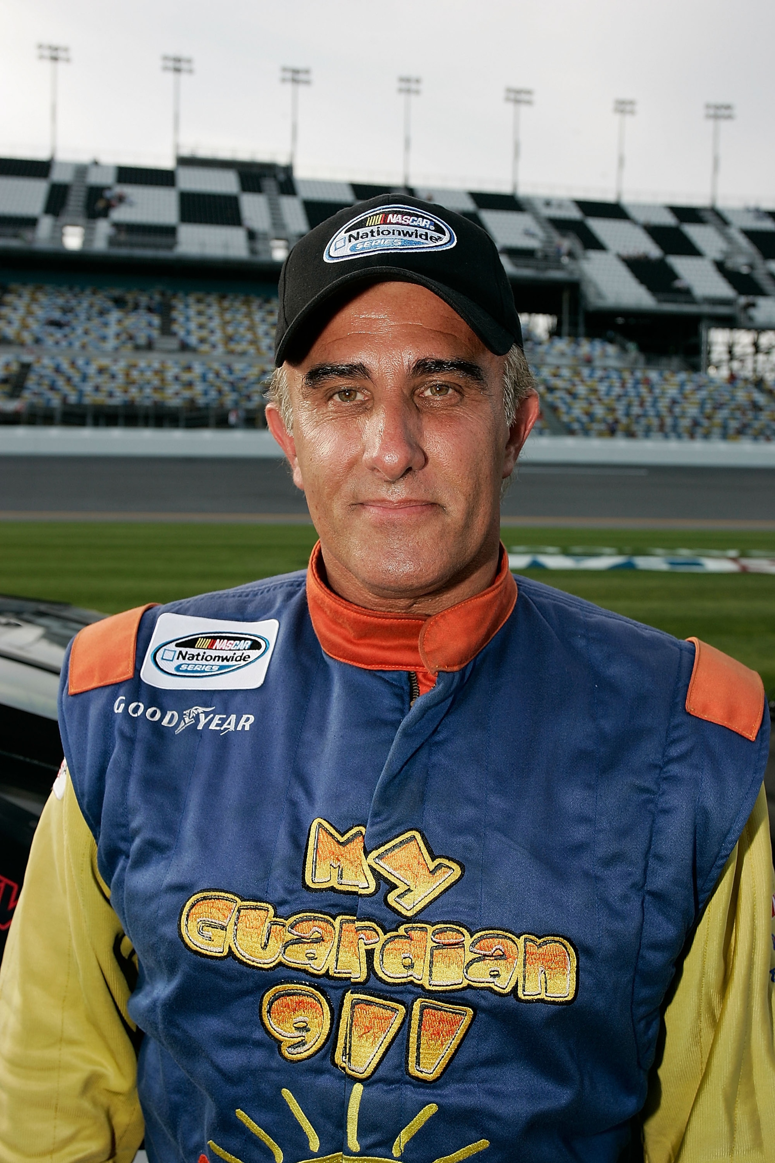 DAYTONA BEACH, FL - FEBRUARY 13:  Derrike Cope, driver of the #41 Metal Jeans/Fw1Wax Chevrolet, poses for NASCAR Natiowide Series headshots at Daytona International Speedway on February 13, 2009 in Daytona, Florida.  (Photo by Jason Smith/Getty Images for