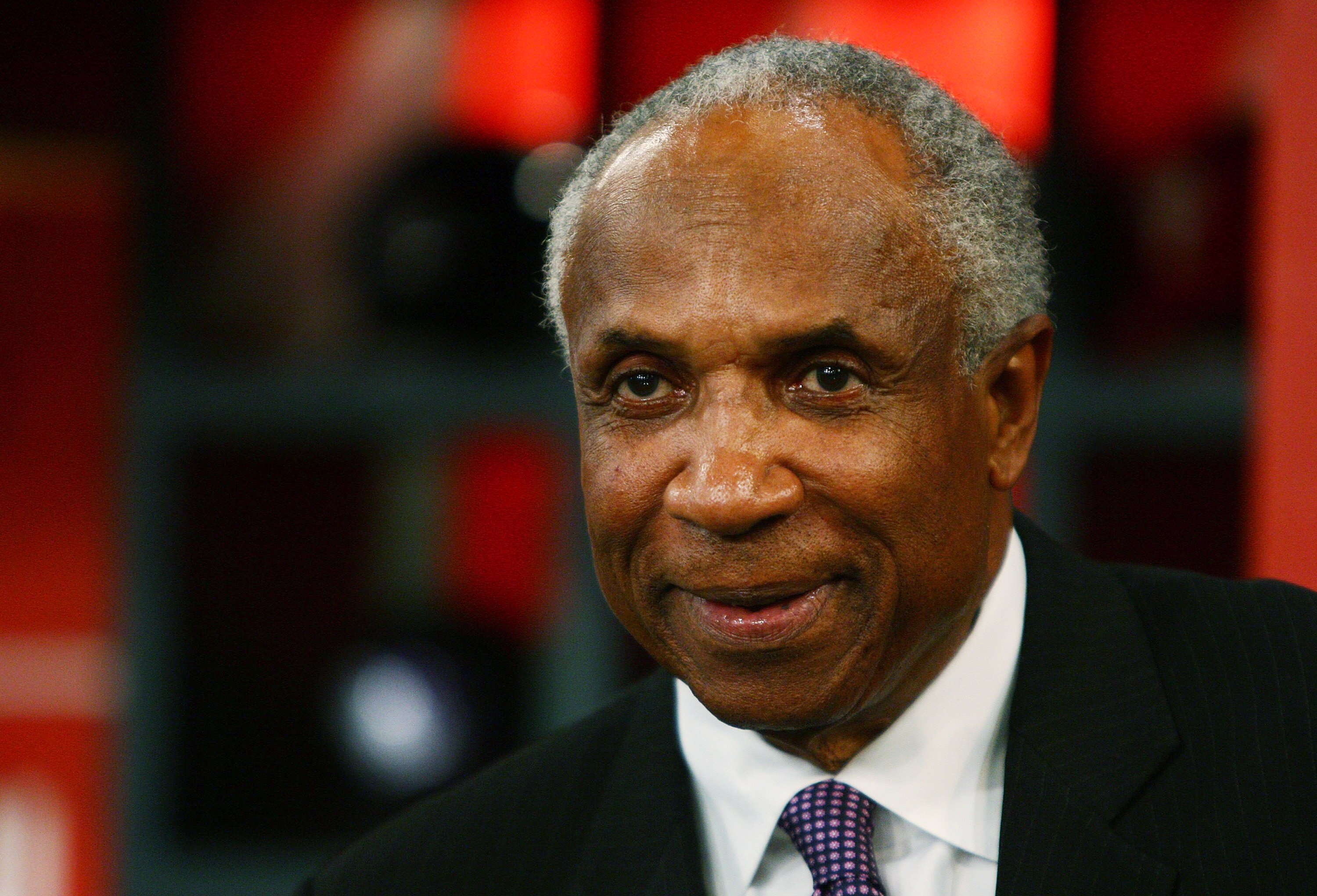 SECAUCUS, NJ - JUNE 07:  Hall of Famer Frank Robinson attends the MLB First Year Player Draft on June 7, 2010 held in Studio 42 at the MLB Network in Secaucus, New Jersey.  (Photo by Mike Stobe/Getty Images)