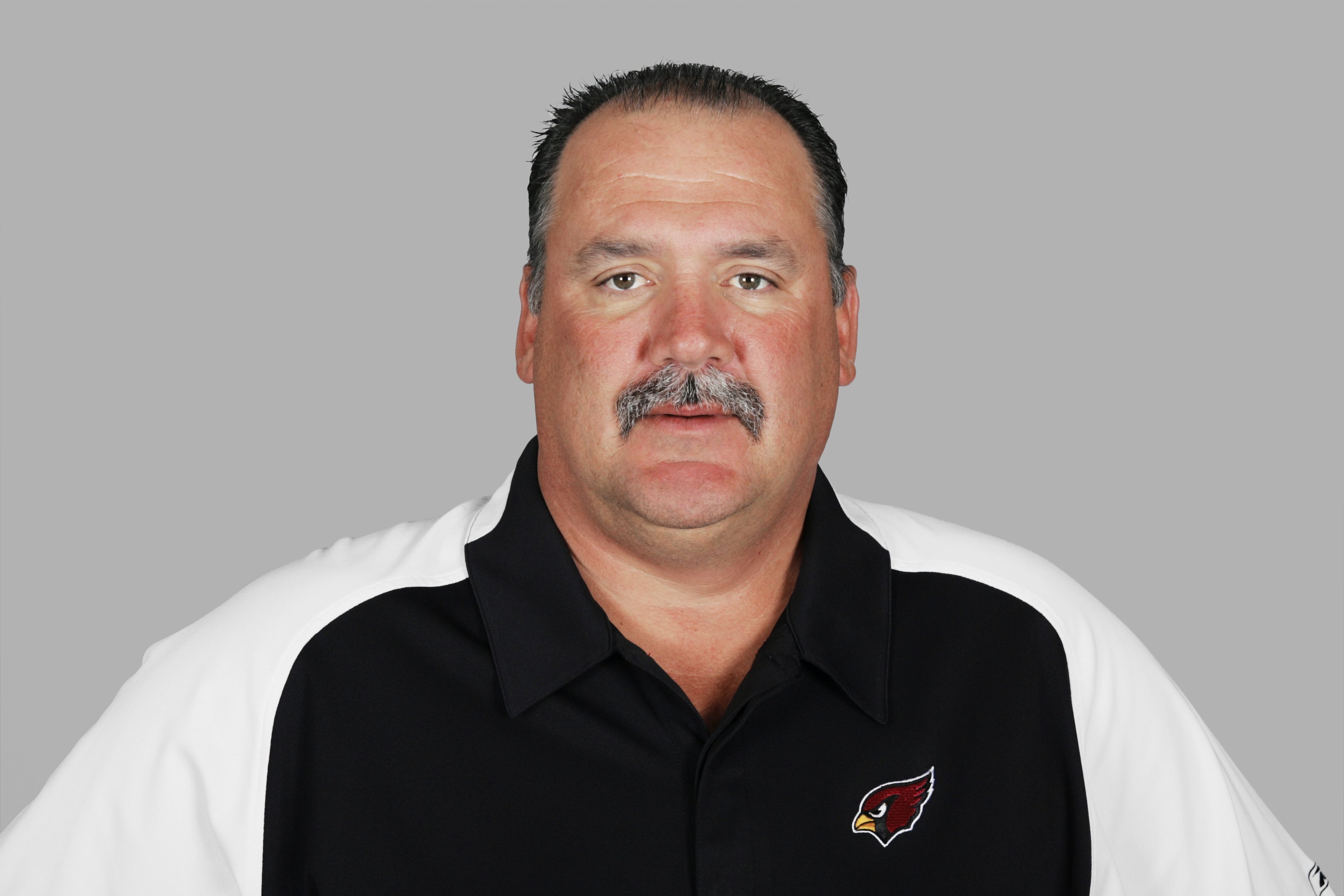 GLENDALE, AZ - 2008:  Russ Grimm of the Arizona Cardinals poses for his 2008 NFL headshot at photo day in Glendale, Arizona.  (Photo by Getty Images)