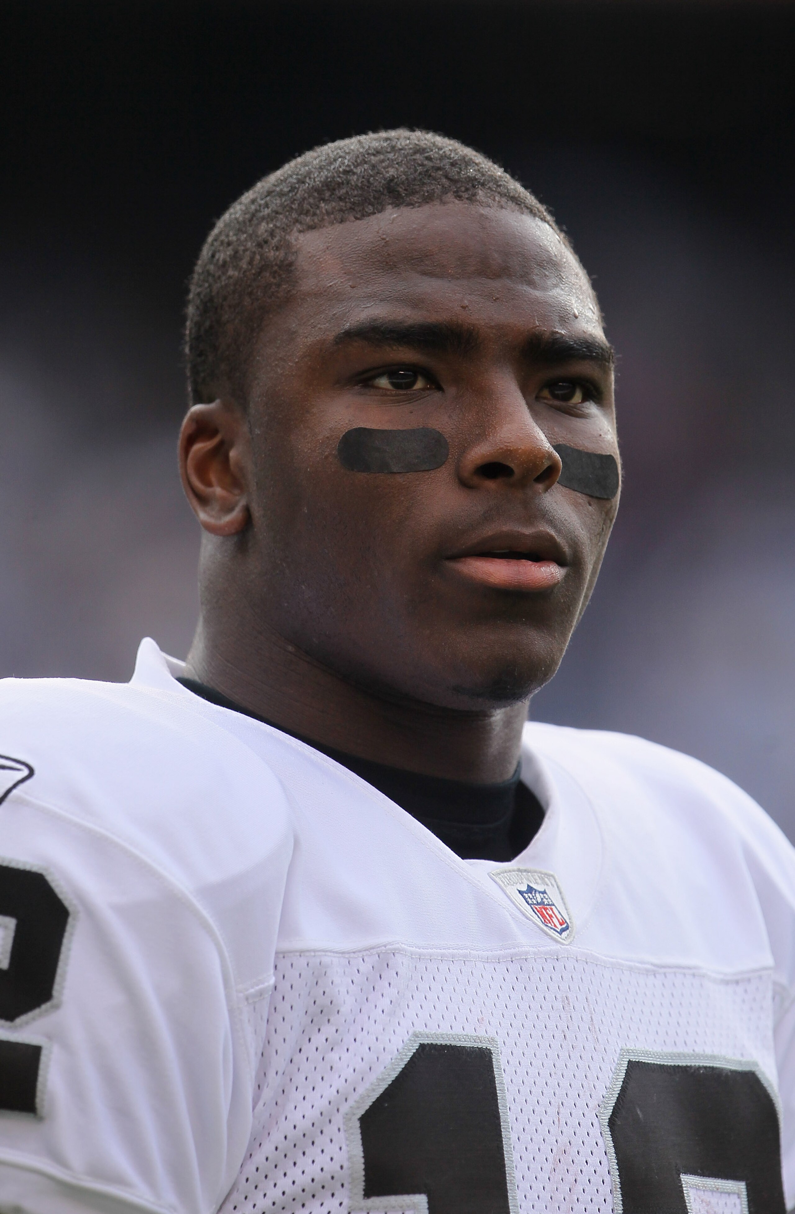 SAN DIEGO - DECEMBER 05:  Jacoby Ford #12 the Oakland Raiders looks on from the sideline against the San Diego Chargers at Qualcomm Stadium on December 5, 2010 in San Diego, California. The Raiders defeated the Chargers 28-13.  (Photo by Jeff Gross/Getty