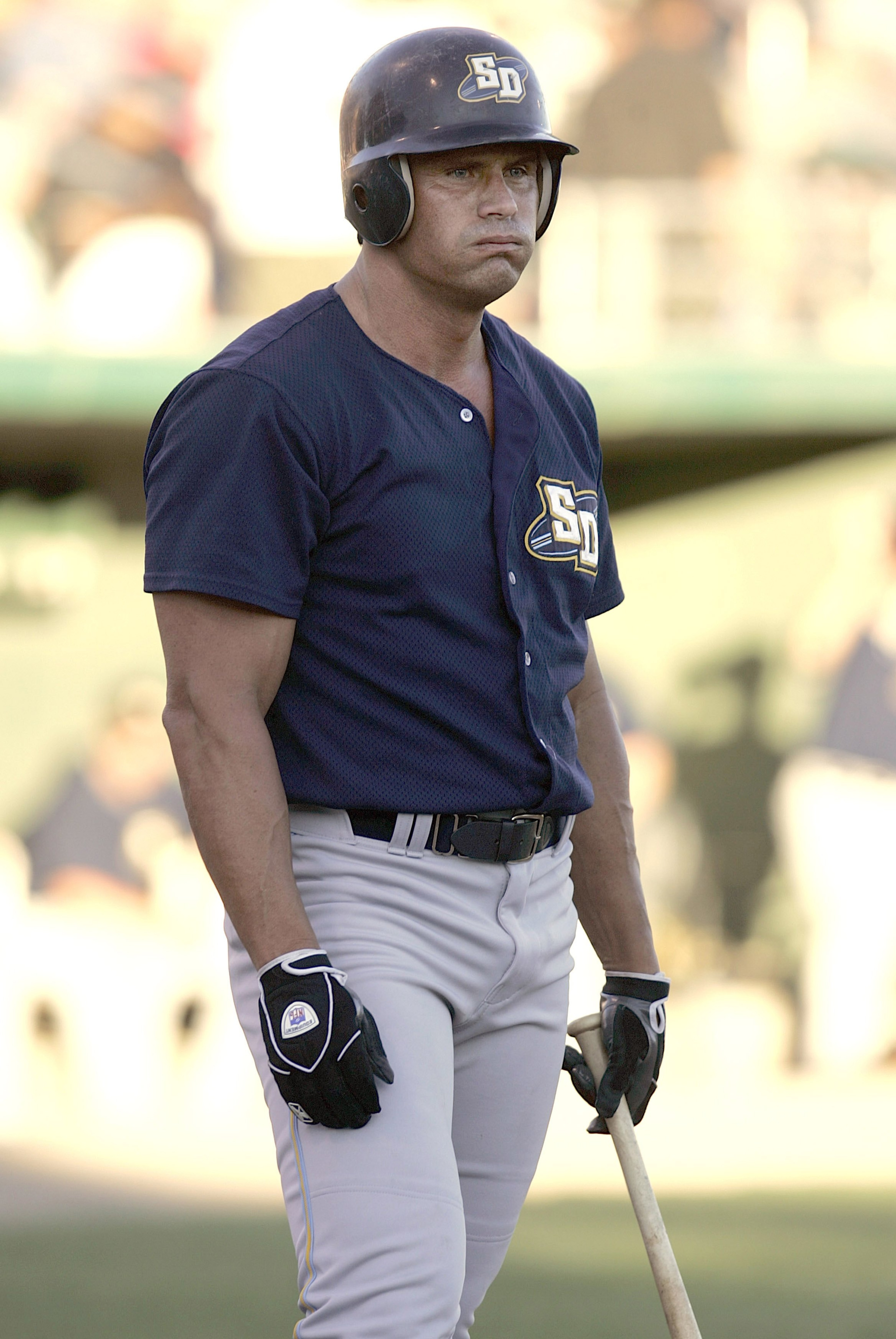 CHICO, CA -  JULY 3:  Former Major League baseball player Jose Canseco of the San Diego Surf Dawgs is shown during a game against the Chico Outlaws July 3, 2006 in Chico, California. Canseco, the 1988 AL MVP whose autobiography 'Juiced' 16 months ago accu