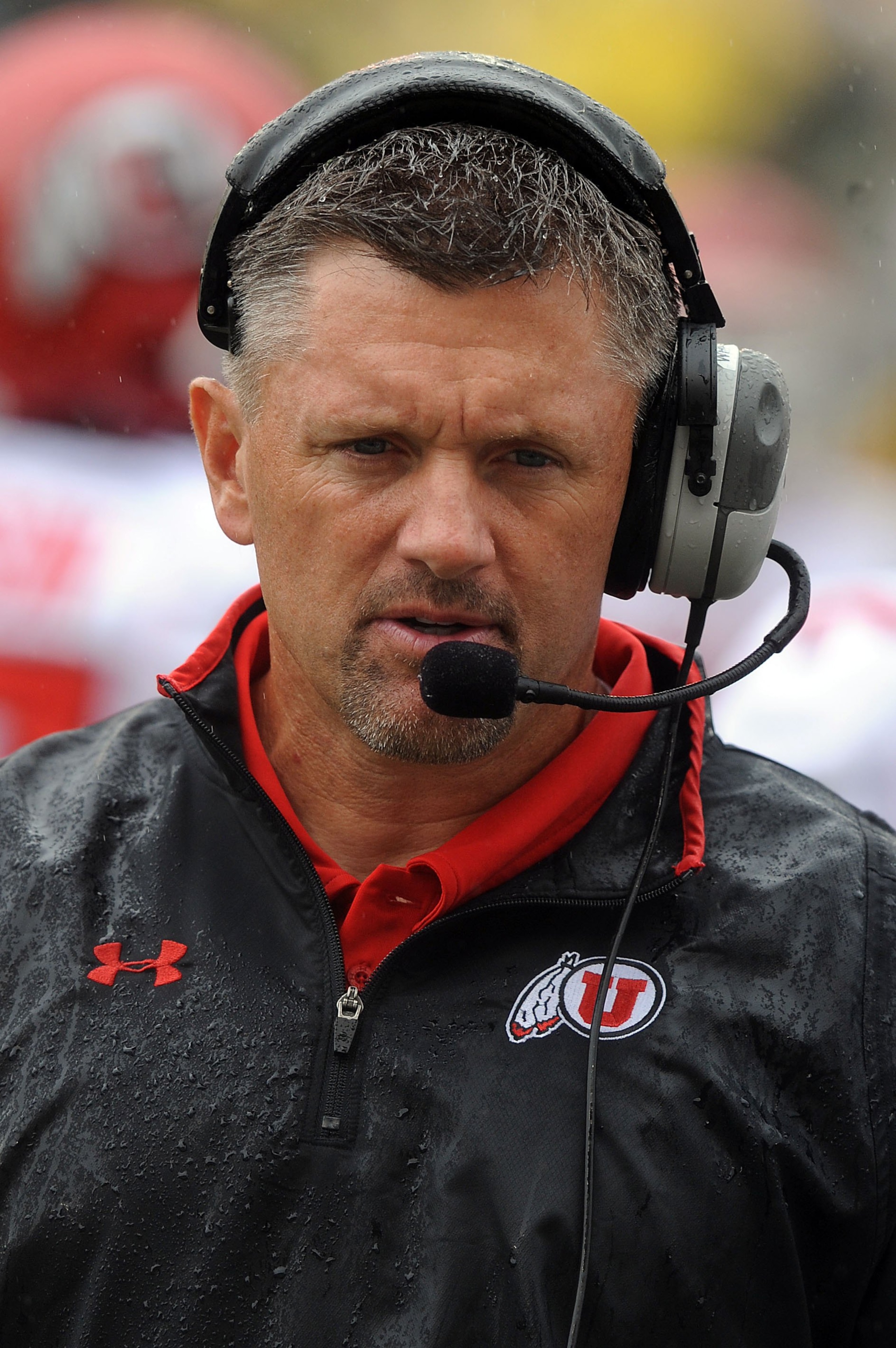 EUGENE, OR - SEPTEMBER 19: Head coach Kyle Whittingham of the Utah Utes works the sidelines in the third quarter of the game against the Oregon Ducks at Autzen Stadium on September 19, 2009 in Eugene, Oregon. Oregon won the game 31-24. (Photo by Steve Dy EUGENE, OR - SEPTEMBER 19: Head coach Kyle Whittingham of the Utah Utes works the sidelines in the third quarter of the game against the Oregon Ducks at Autzen Stadium on September 19, 2009 in Eugene, Oregon. Oregon won the game 31-24. (Photo by Steve Dy