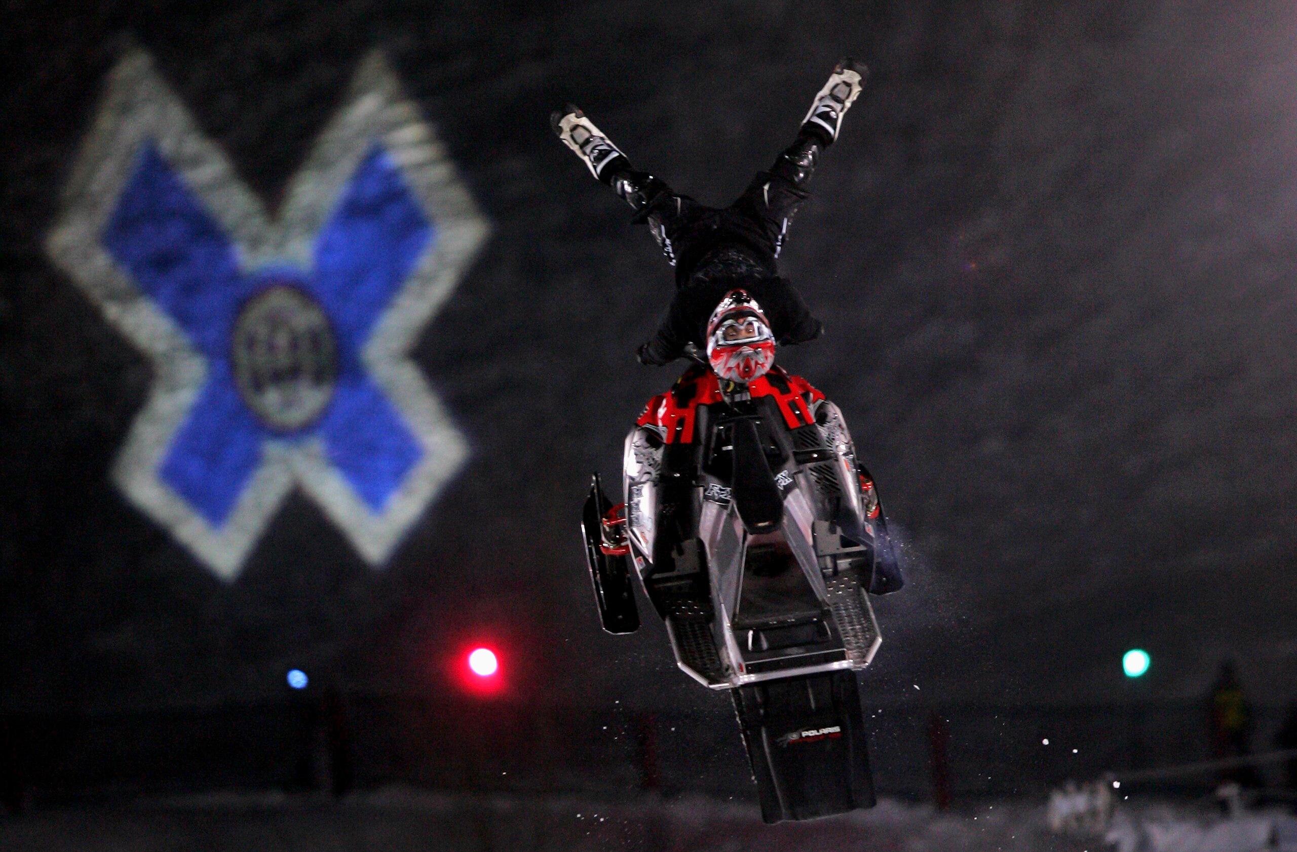 ASPEN, CO - JANUARY 28: Daniel Bodin of Malung, Sweden, does an aerial maneuver en route to finishing fourth in the inaugural Snowmobile Freestyle at the ESPN Winter X Games 11 January 28, 2007 in Aspen, Colorado. (Photo by Doug Pensinger/Getty Images) ASPEN, CO - JANUARY 28: Daniel Bodin of Malung, Sweden, does an aerial maneuver en route to finishing fourth in the inaugural Snowmobile Freestyle at the ESPN Winter X Games 11 January 28, 2007 in Aspen, Colorado. (Photo by Doug Pensinger/Getty Images)