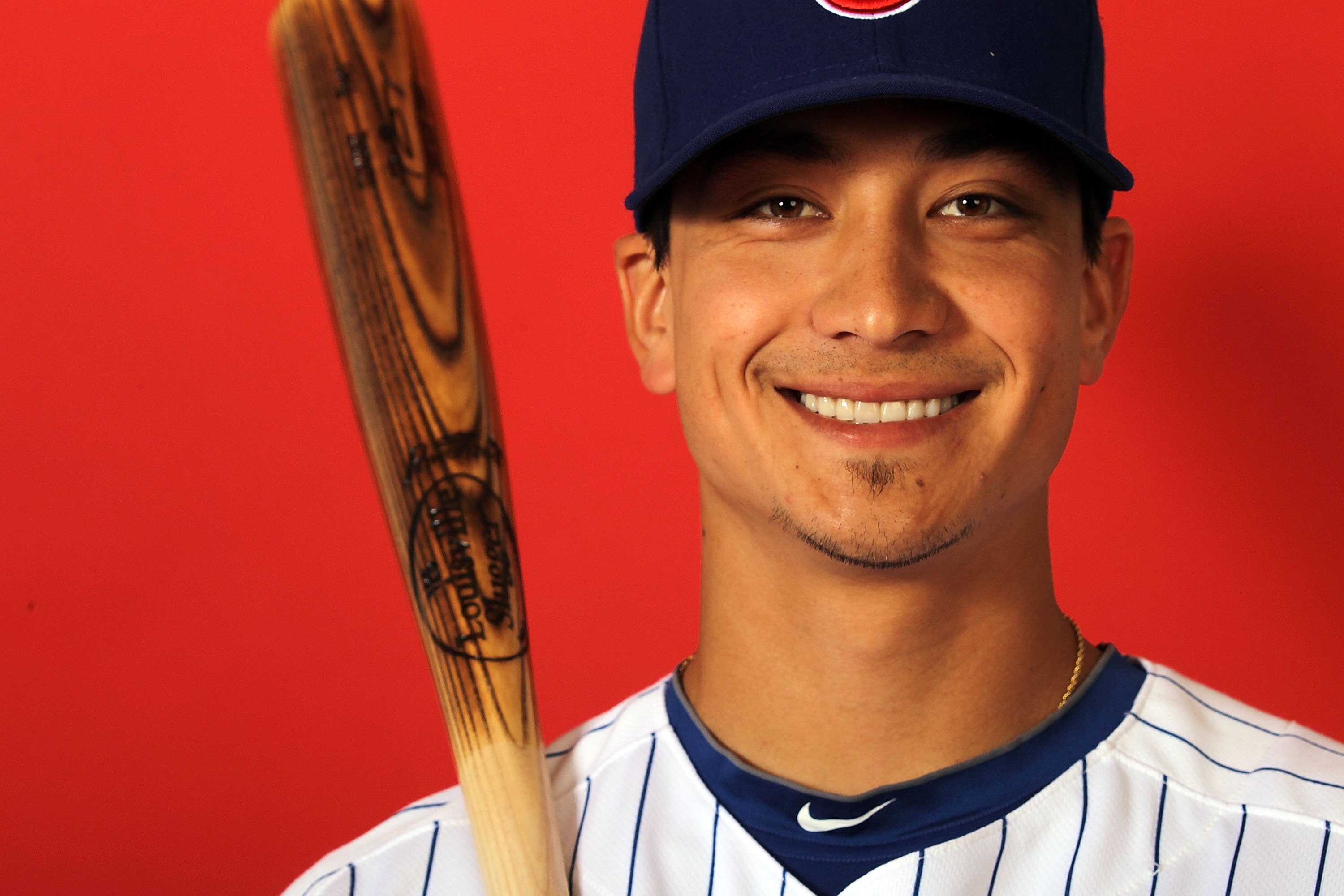 MESA, AZ - MARCH 01:  Darwin Barney of the Chicago Cubs poses for a photo during Spring Training Media Photo Day at Fitch Park on March 1, 2010 in Mesa, Arizona.  (Photo by Ronald Martinez/Getty Images)
