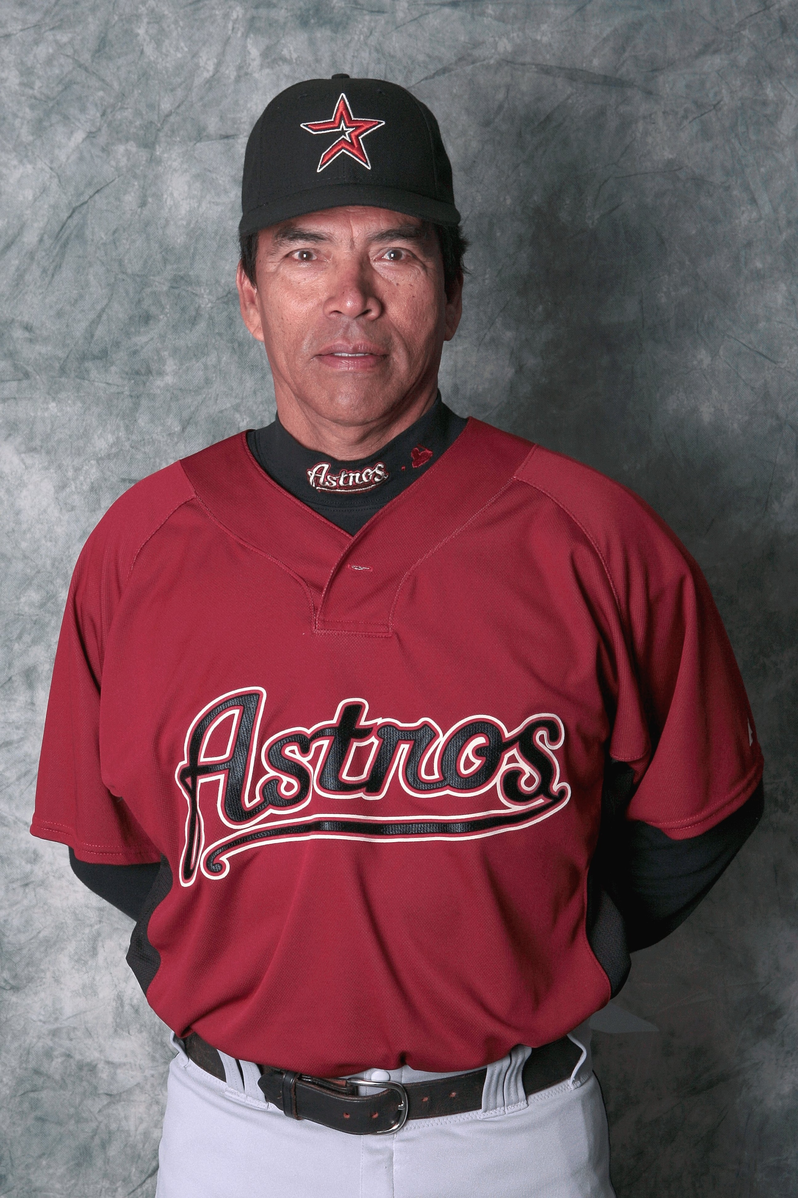 KISSIMMEE, FL - FEBRUARY 21:  First Base Coach Jose Cruz  #25 of the Houston Astros poses during photo day at Astros spring training complex on February 21, 2009 in Kissimmee, Florida.  (Photo by Marc Serota/Getty Images  (Photo by Marc Serota/Getty Image
