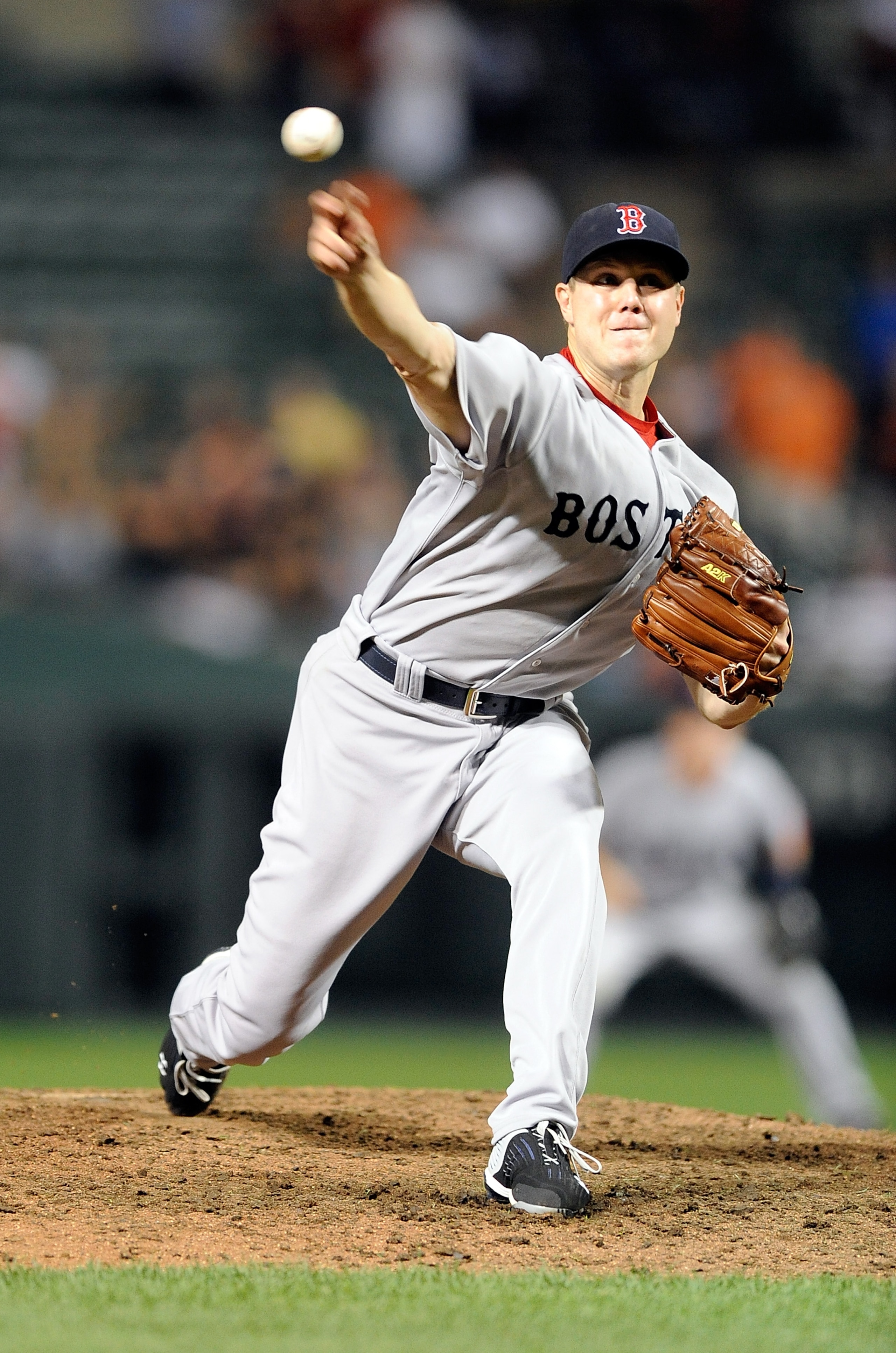 BALTIMORE - SEPTEMBER 02:  Jonathan Papelbon #58 of the Boston Red Sox pitches against the Baltimore Orioles at Camden Yards on September 2, 2010 in Baltimore, Maryland.  (Photo by Greg Fiume/Getty Images)