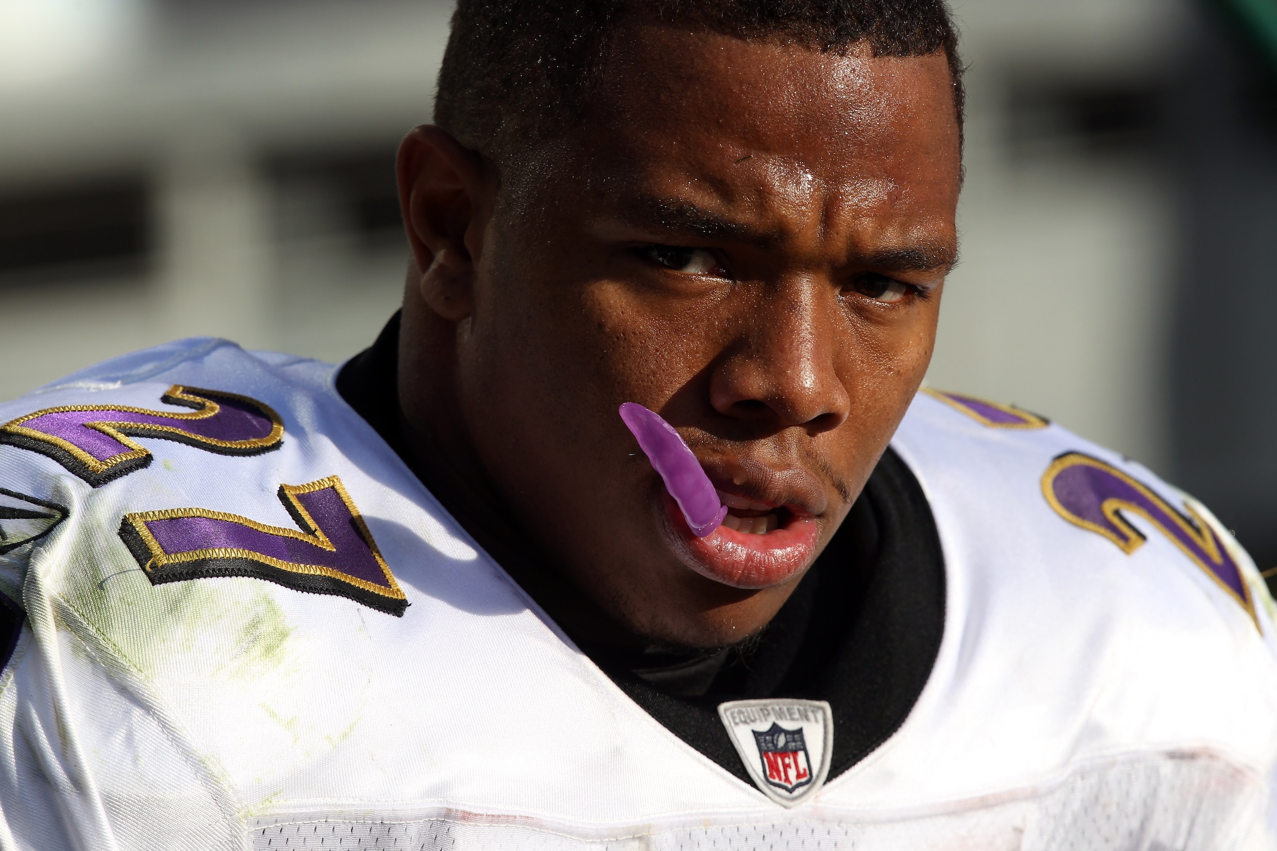 CHARLOTTE, NC - NOVEMBER 21: Ray Rice #27 of the Baltimore Ravens against the Carolina Panthers at Bank of America Stadium on November 21, 2010 in Charlotte, North Carolina. (Photo by Streeter Lecka/Getty Images) CHARLOTTE, NC - NOVEMBER 21: Ray Rice #27 of the Baltimore Ravens against the Carolina Panthers at Bank of America Stadium on November 21, 2010 in Charlotte, North Carolina. (Photo by Streeter Lecka/Getty Images)