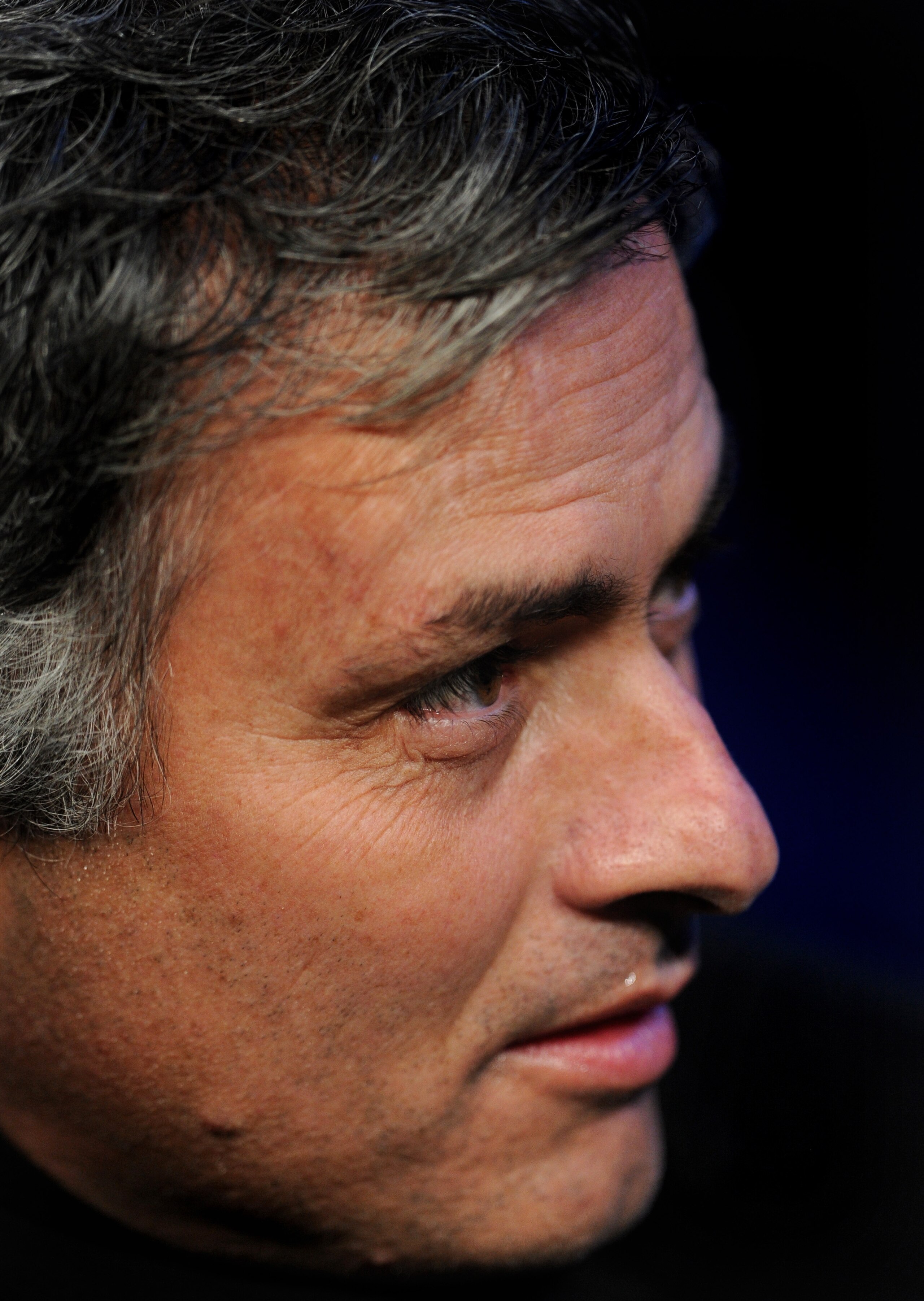 MADRID, SPAIN - JANUARY 23: Head coach Jose Mourinho of Real Madrid prior to the start of the la liga match between Real Madrid and Mallorca at Estadio Santiago Bernabeu on January 23, 2011 in Madrid, Spain. (Photo by Jasper Juinen/Getty Images) MADRID, SPAIN - JANUARY 23: Head coach Jose Mourinho of Real Madrid prior to the start of the la liga match between Real Madrid and Mallorca at Estadio Santiago Bernabeu on January 23, 2011 in Madrid, Spain. (Photo by Jasper Juinen/Getty Images)