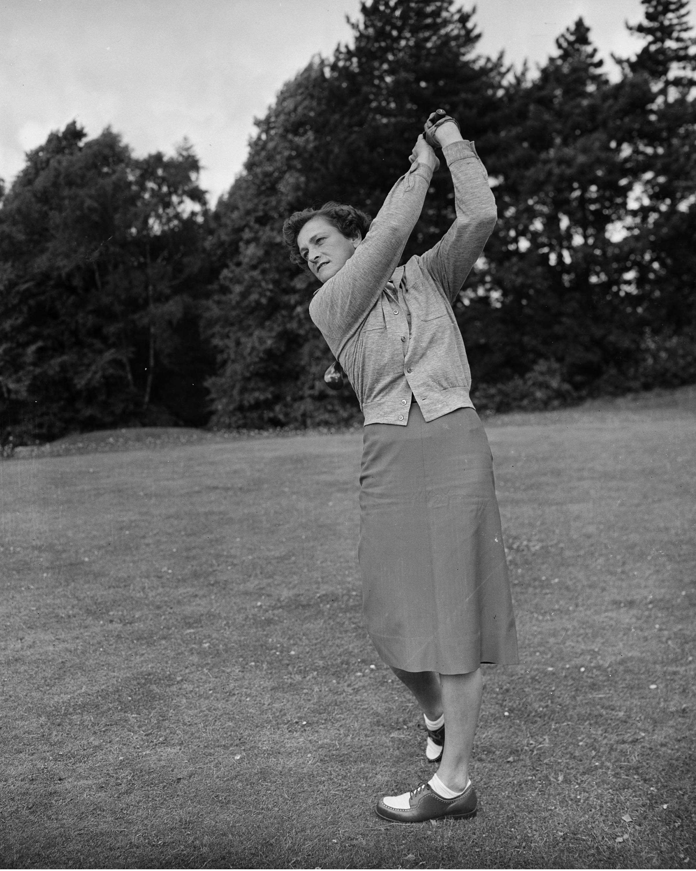 1951:  Babe Zaharias in action. Mandatory Credit: Allsport/ALLSPORT