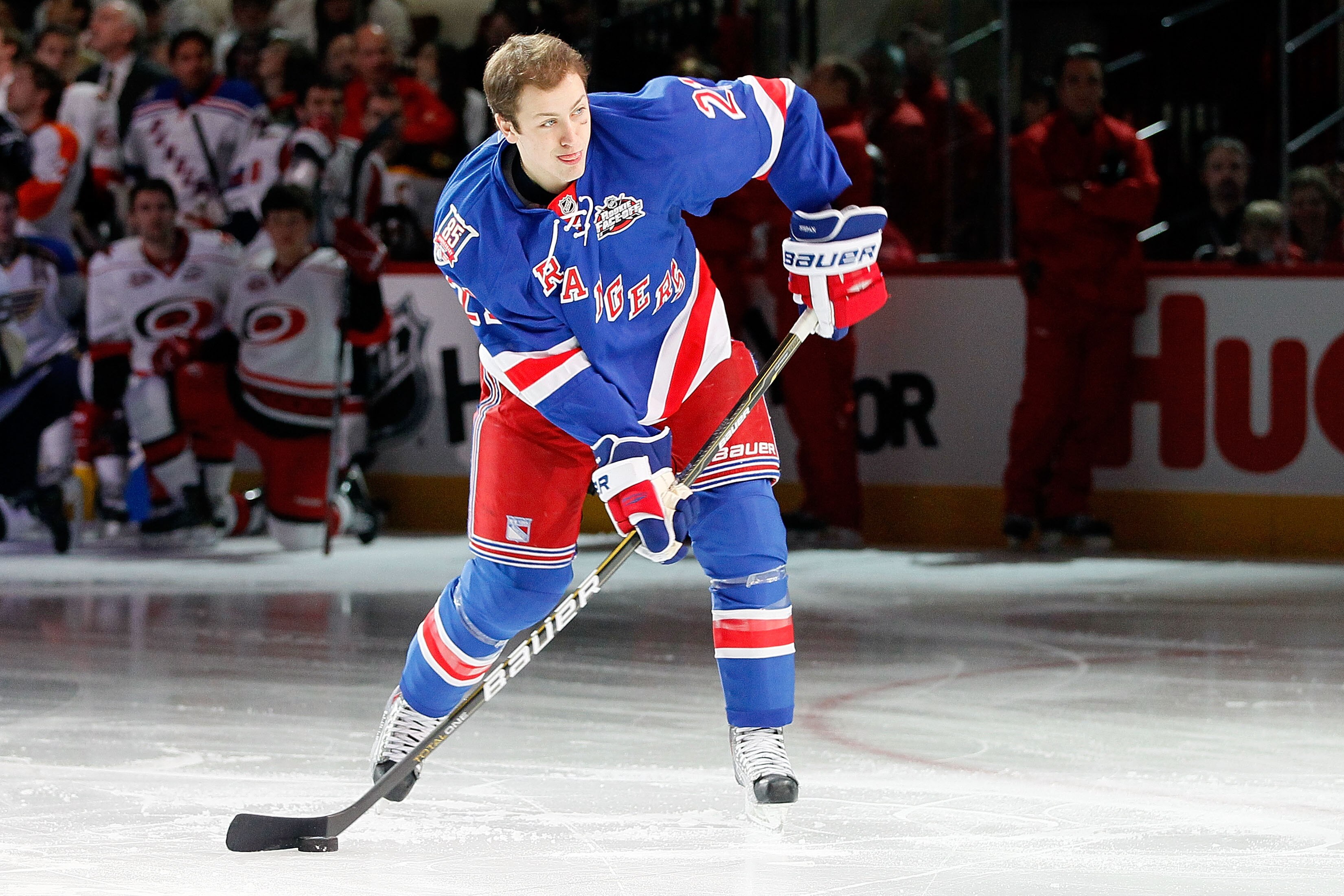 RALEIGH, NC - JANUARY 29:  Derek Stepan #21 of the New York Rangers participates in the Honda NHL SuperSkills competition part of 2011 NHL All-Star Weekend at the RBC Center on January 29, 2011 in Raleigh, North Carolina.  (Photo by Kevin C. Cox/Getty Ima
