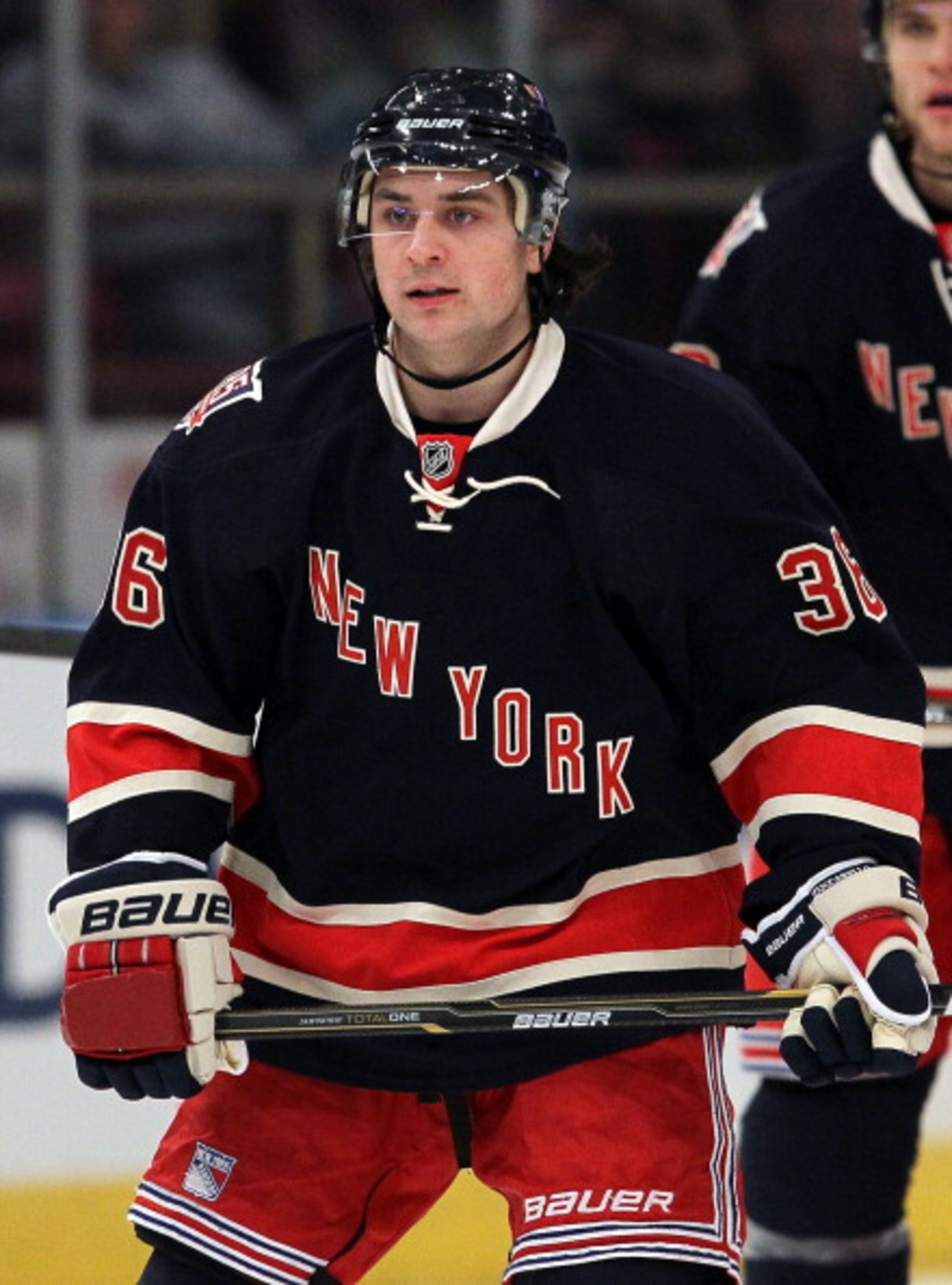 NEW YORK, NY - JANUARY 11:  Mats Zuccarello #36 of the New York Rangers skates against the Montreal Canadiens on January 11, 2011 at Madison Square Garden in New York City. Montreal defeated the Rangers 2-1.  (Photo by Jim McIsaac/Getty Images)