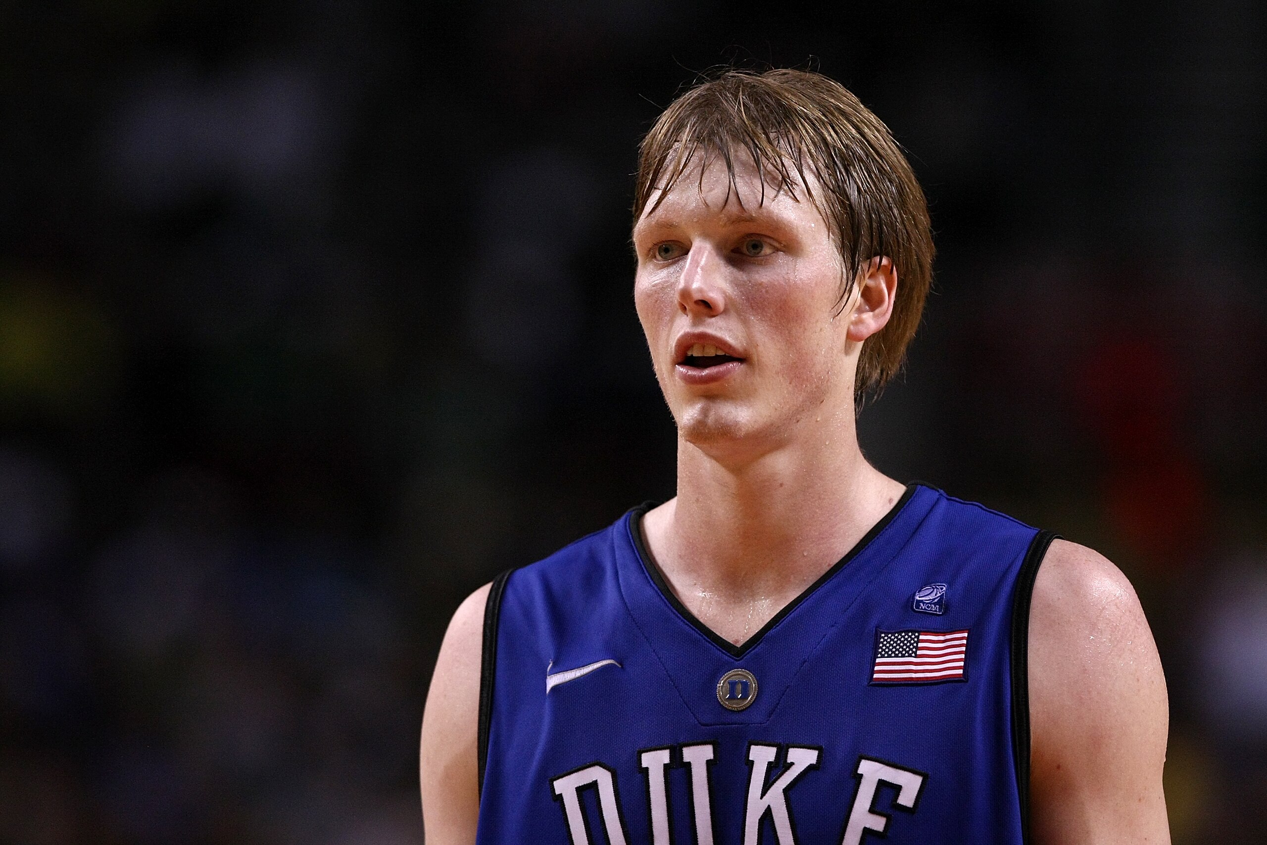 PORTLAND, OR - NOVEMBER 27:  Kyle Singler #12 of the Duke Blue Devils walks on the court against the Oregon Ducks on November 27, 2010 at the Rose Garden in Portland, Oregon.  (Photo by Jonathan Ferrey/Getty Images)