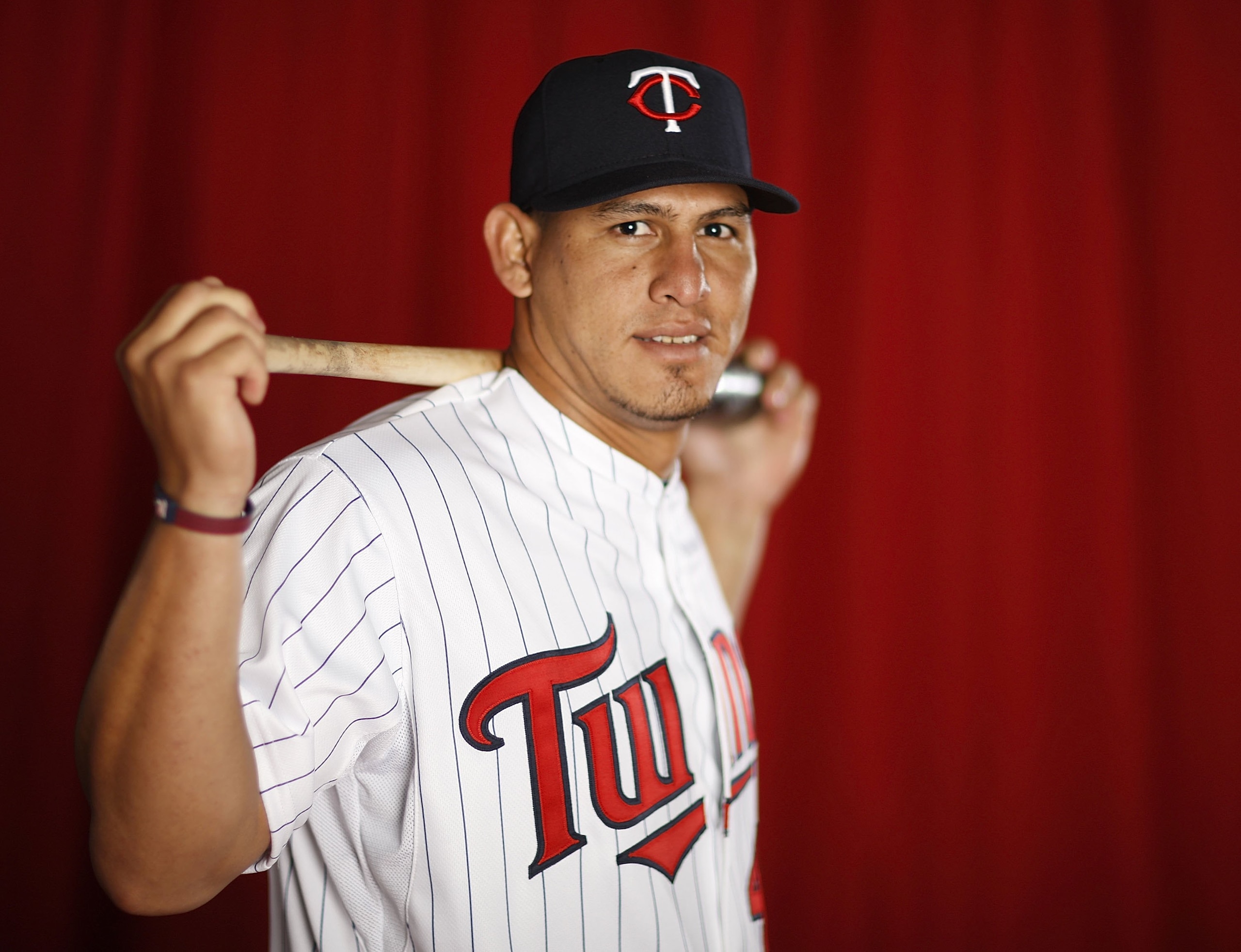 FT. MYERS, FL - MARCH 01:  Wilson Ramos #44 of the Minnesota Twins poses during photo day at Hammond Stadium on March 1, 2010 in Ft. Myers, Florida.  (Photo by Gregory Shamus/Getty Images)