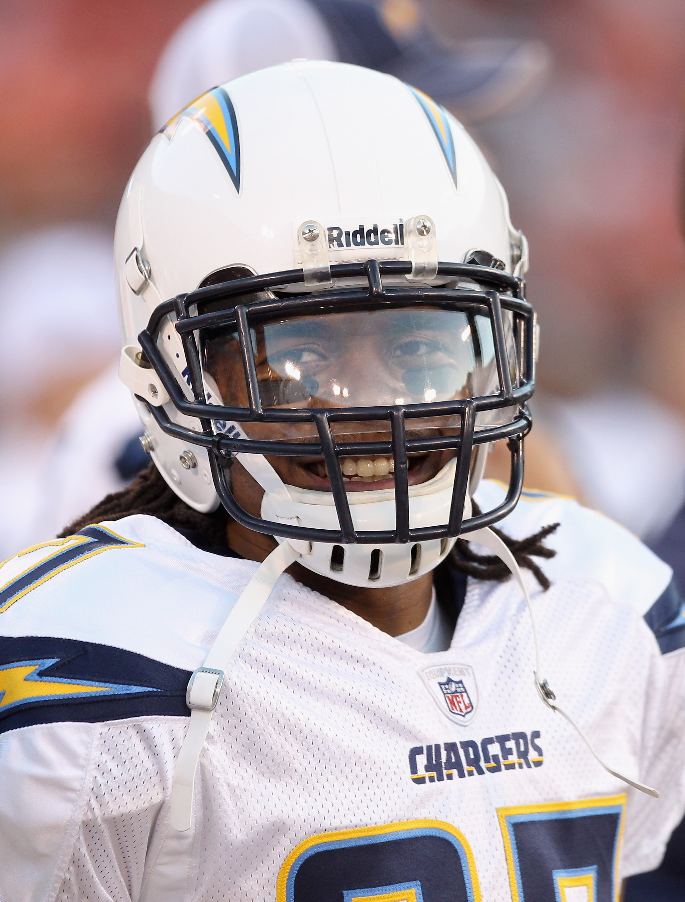 Quentin Jammer #23 Safety!  Chargers football, Football helmets, Nfl  history