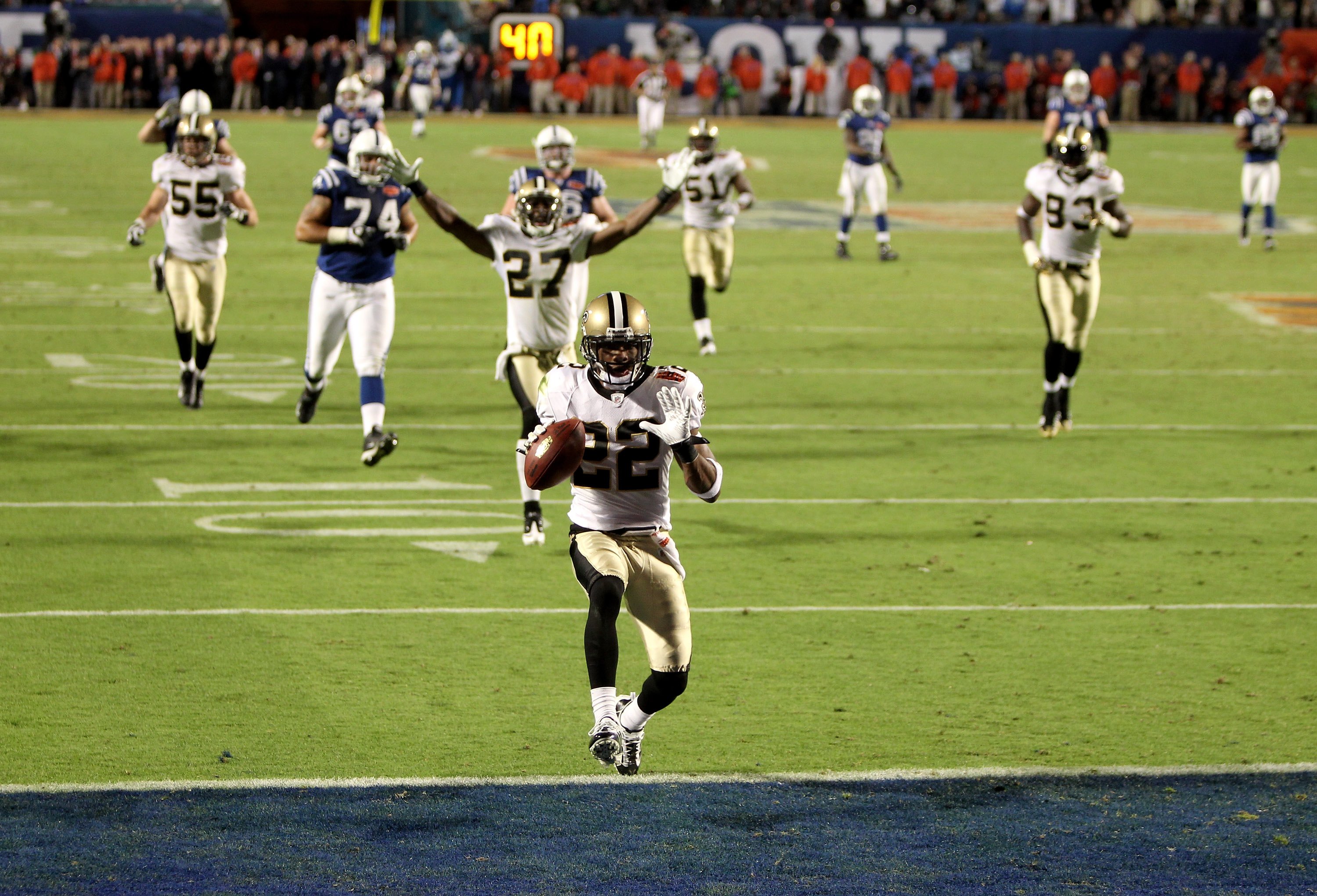 17: Tracy Porter's Game Sealing INT in Super Bowl XLIV