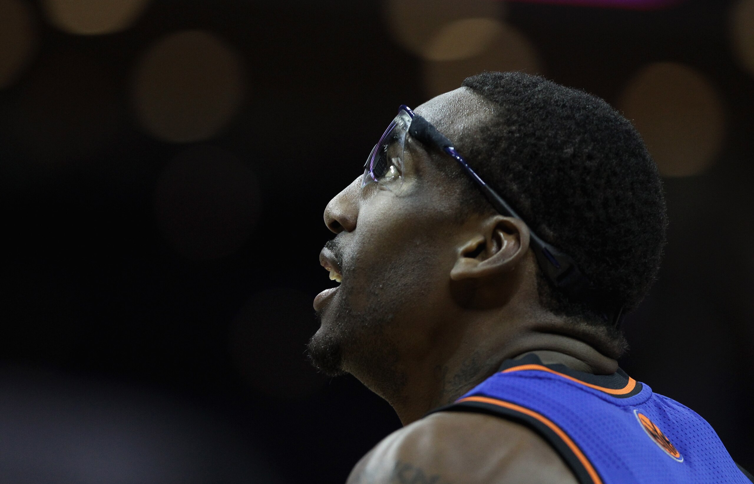 CHARLOTTE, NC - NOVEMBER 24: Amare Stoudemire #1 of the New York Knicks during his game against the Charlotte Bobcats at Time Warner Cable Arena on November 24, 2010 in Charlotte, North Carolina. NOTE TO USER: User expressly acknowledges and agrees that CHARLOTTE, NC - NOVEMBER 24: Amare Stoudemire #1 of the New York Knicks during his game against the Charlotte Bobcats at Time Warner Cable Arena on November 24, 2010 in Charlotte, North Carolina. NOTE TO USER: User expressly acknowledges and agrees that