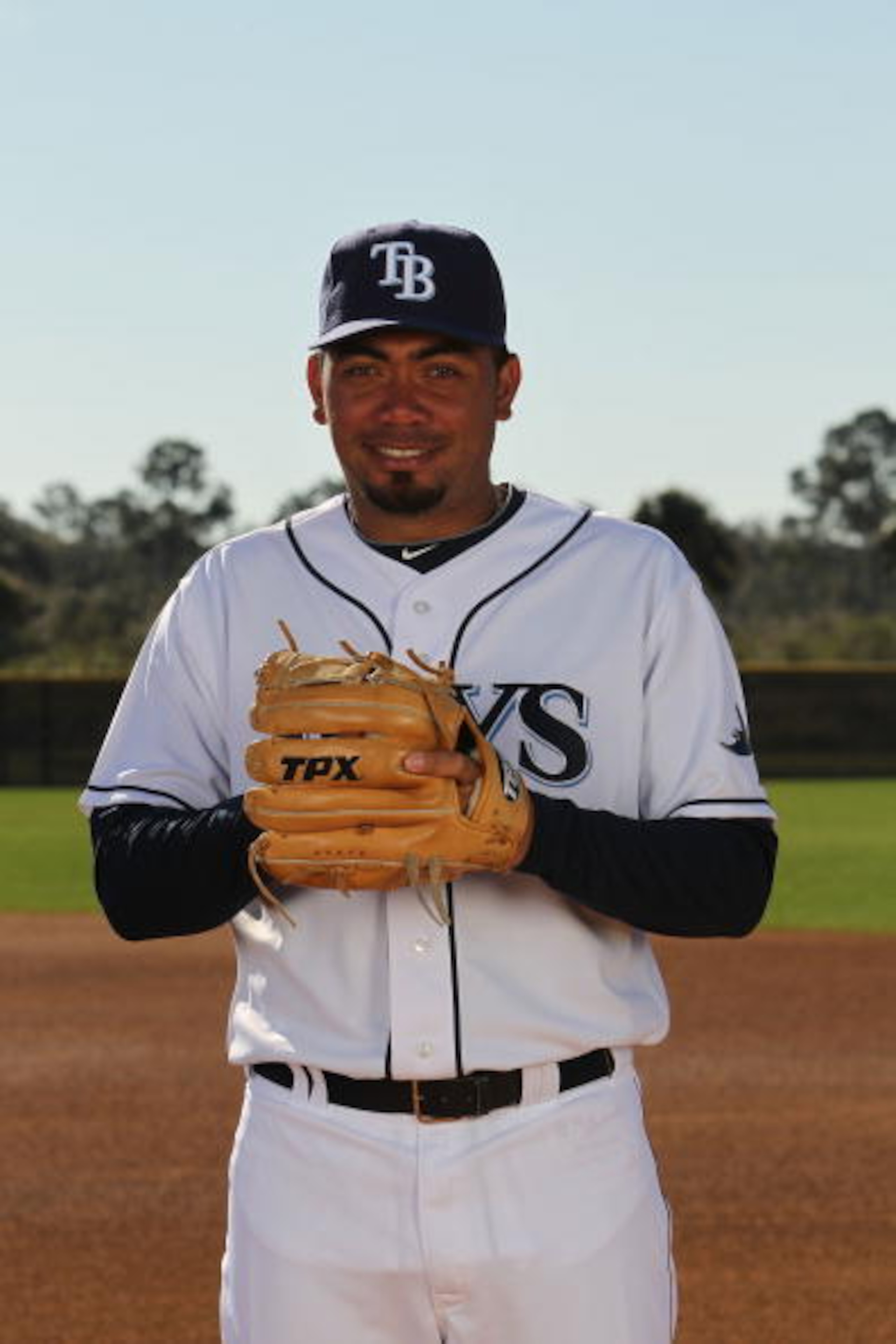 PORT CHARLOTTE, FL - FEBRUARY 26:  Joaquin Benoit #53 of the Tampa Bay Rays poses for a photo during Spring Training Media Photo Day at Charlotte County Sports Park on February 26, 2010 in Port Charlotte, Florida.  (Photo by Nick Laham/Getty Images)