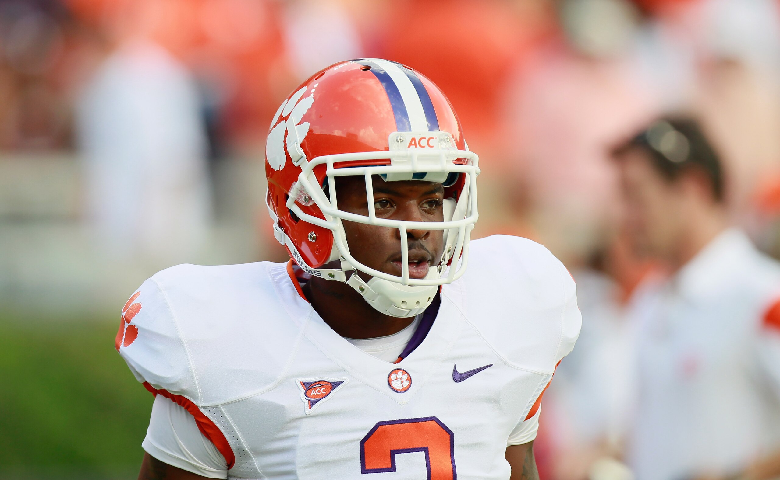 AUBURN, AL - SEPTEMBER 18:  DeAndre McDaniel #2 of the Clemson Tigers against the Auburn Tigers at Jordan-Hare Stadium on September 18, 2010 in Auburn, Alabama.  (Photo by Kevin C. Cox/Getty Images)