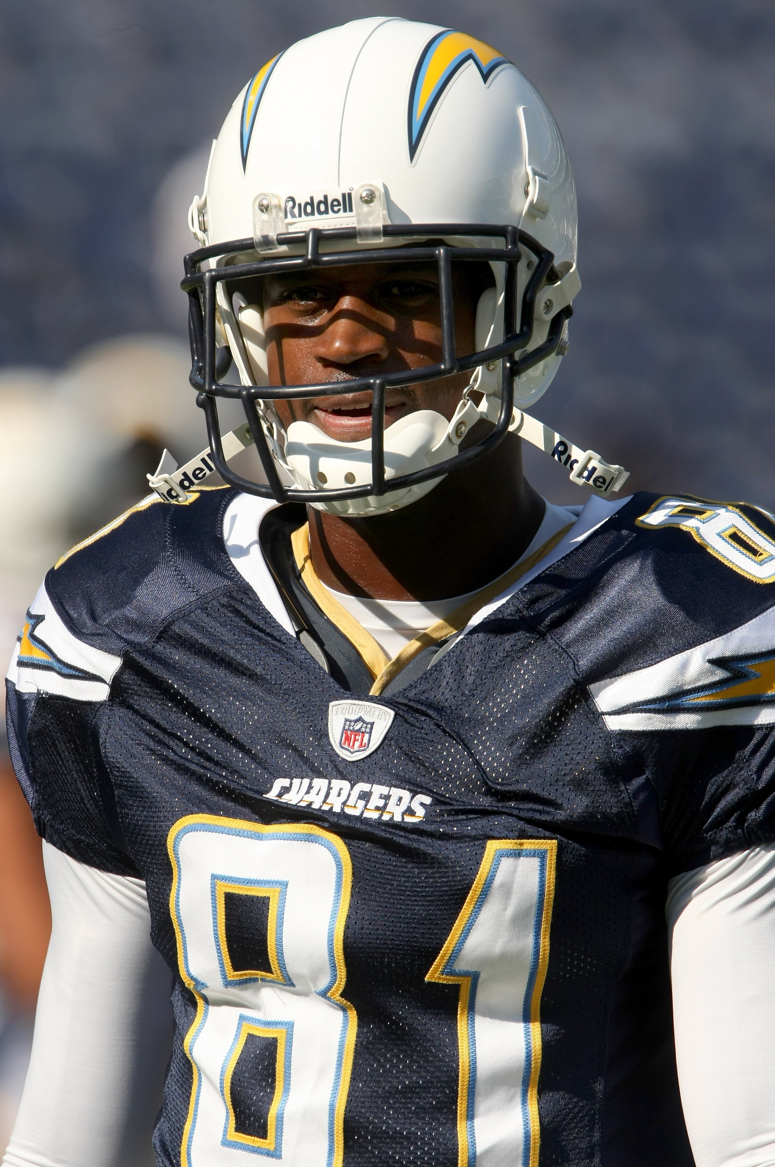 SAN DIEGO - AUGUST 25: Wide receiver Kassim Osgood #81 of the San Diego Chargers walks on the field before the game with the Seattle Seahawks on August 25, 2008 at Qualcomm Stadium in San Diego, California. The Chargers won 18-17. (Photo by Stephen Dun SAN DIEGO - AUGUST 25: Wide receiver Kassim Osgood #81 of the San Diego Chargers walks on the field before the game with the Seattle Seahawks on August 25, 2008 at Qualcomm Stadium in San Diego, California. The Chargers won 18-17. (Photo by Stephen Dun