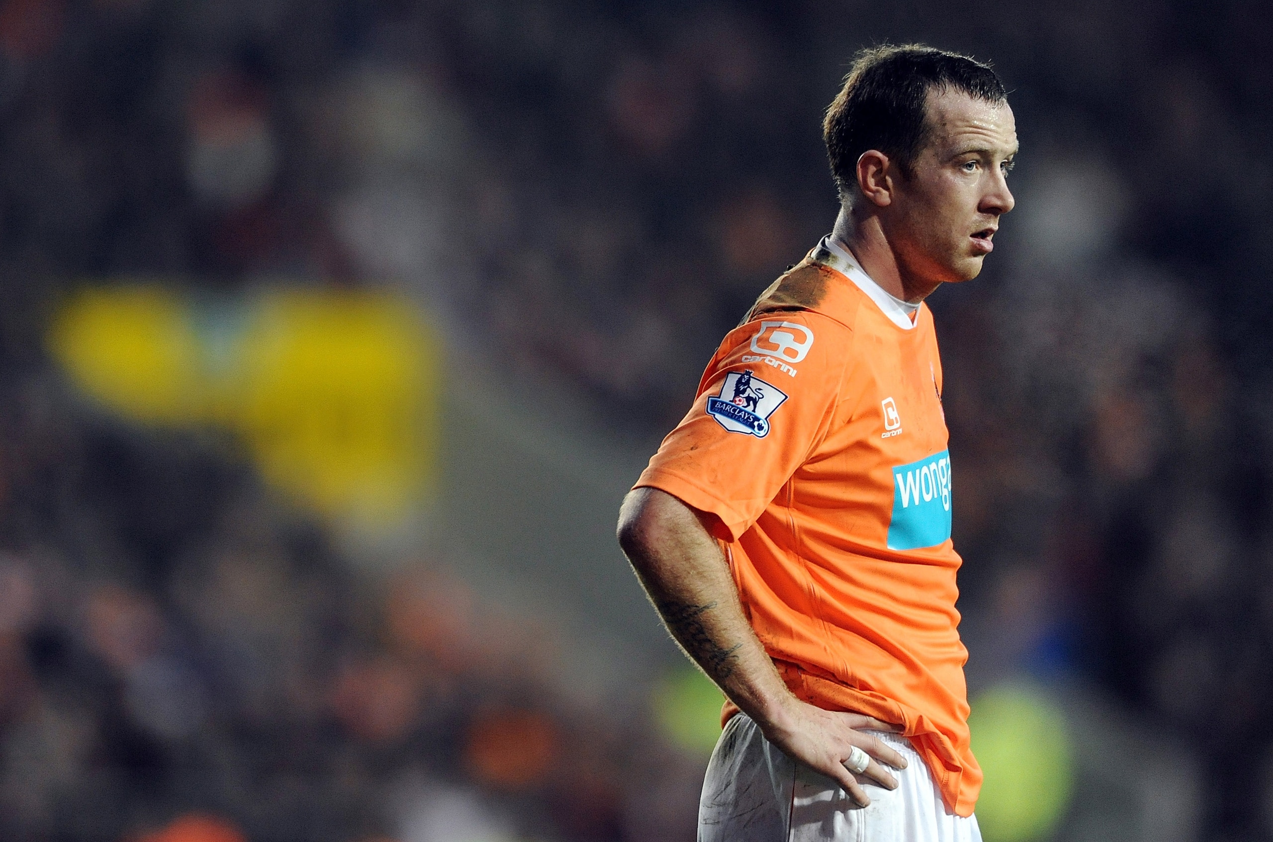 BLACKPOOL, ENGLAND - JANUARY 22:  Charlie Adam of Blackpool looks on during the Barclays Premier League match between Blackpool and Sunderland at Bloomfield Road on January 22, 2011 in Blackpool, England.  (Photo by Chris Brunskill/Getty Images)