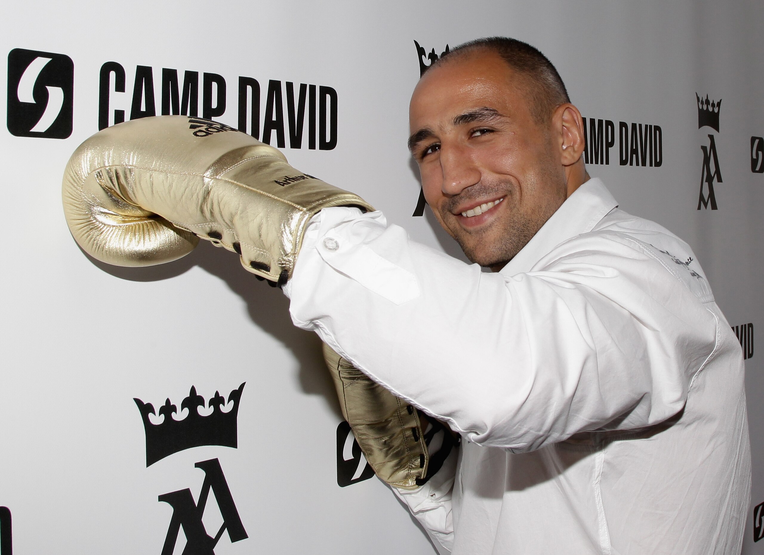 BERLIN - SEPTEMBER 16:  Boxer Arthur Abraham poses during a press conference on September 16, 2010 in Berlin, Germany. Abraham signed  a co-operation with German retail clothes company Camp David.  (Photo by Andreas Rentz/Getty Images)