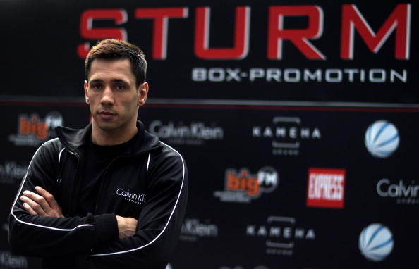 BONN, GERMANY - AUGUST 30:  Felix Sturm attends the press conference for the WBA middleweight world championship fight between Felix Sturm of Germany and Giovanni Lorenzo of Dominican Republic at the Kameha Grand Hotel on August 30, 2010 in Bonn, Germany.