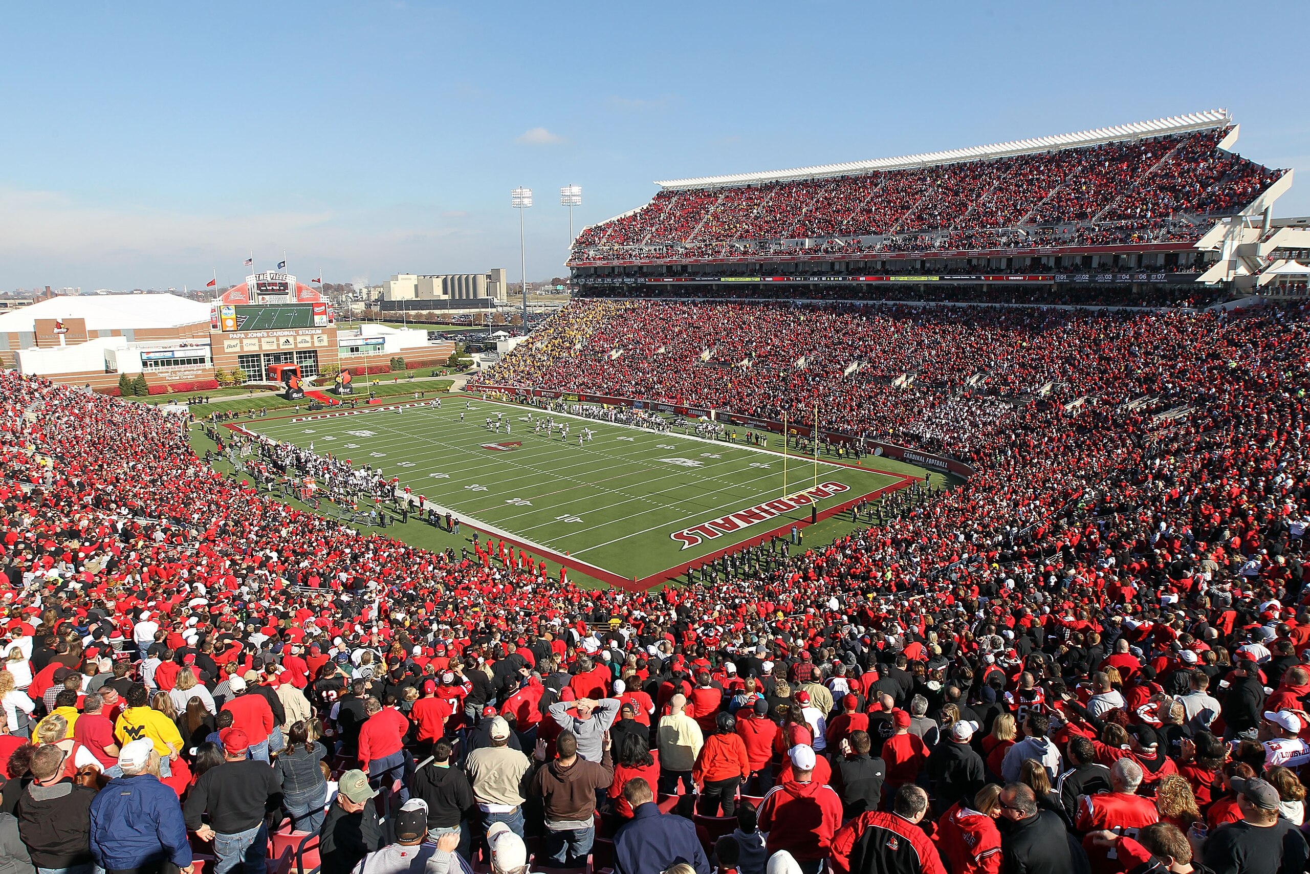 LOUISVILLE, KY - NOVEMBER 20: A general view  of Papa John's Cardinal Stadium during the Louisville Cardinals Big East Conference game against the West Virginia Mountaineers on November 20, 2010 in Louisville, Kentucky.  (Photo by Andy Lyons/Getty Images)