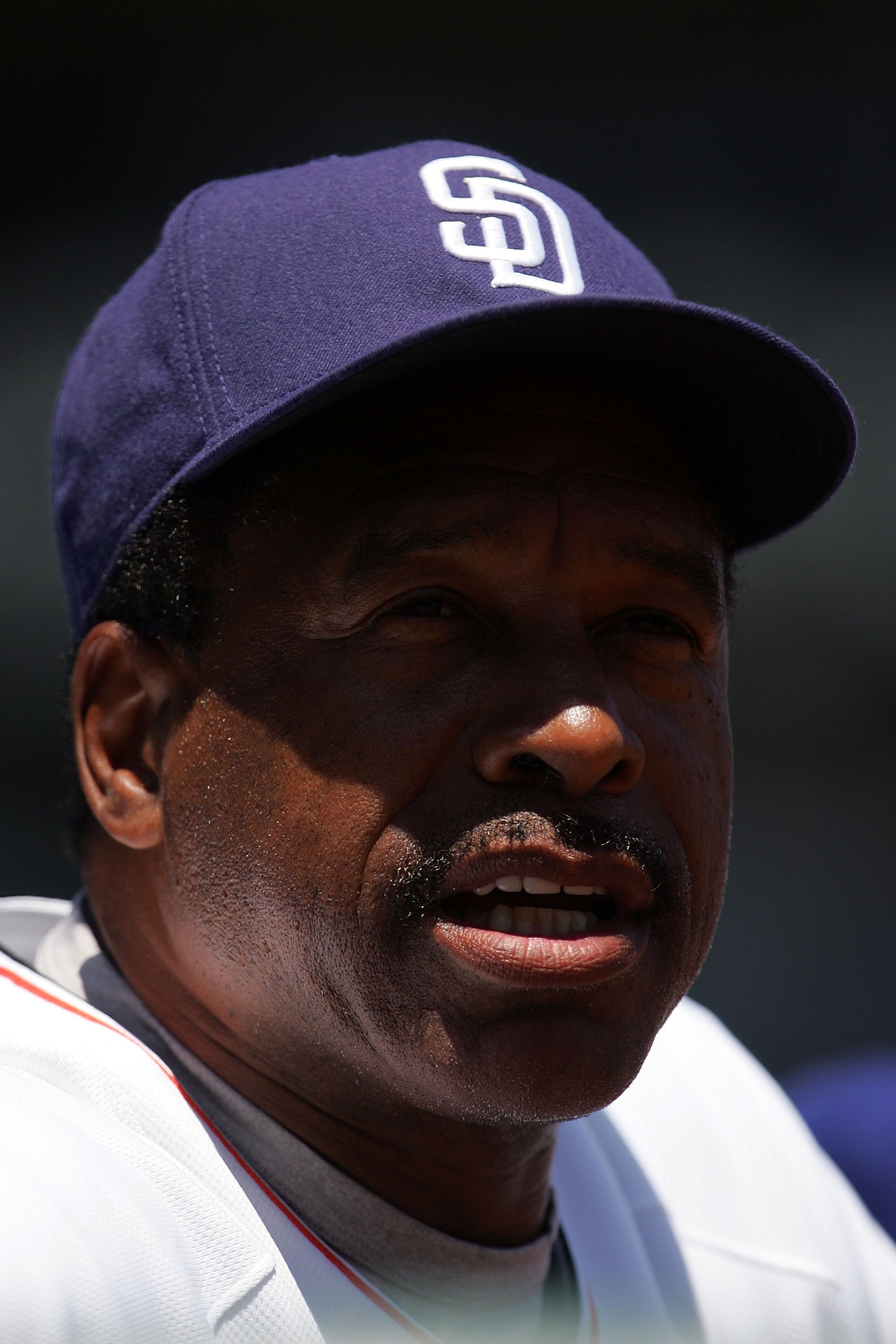 SAN FRANCISCO - JULY 08: USA Team All-Star manager Dave Winfield of the San Diego Padres looks on from the dugout against the World Team All-Stars during the XM Satellite Radio All-Star Futures Game at AT&T Park on July 8, 2007 in San Francisco, Californ SAN FRANCISCO - JULY 08: USA Team All-Star manager Dave Winfield of the San Diego Padres looks on from the dugout against the World Team All-Stars during the XM Satellite Radio All-Star Futures Game at AT&T Park on July 8, 2007 in San Francisco, Californ