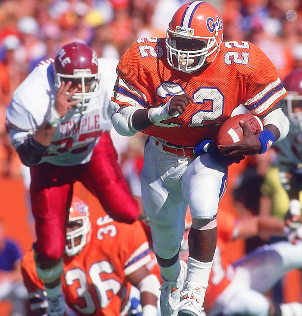 Emmitt Smith Florida Gators Autographed Jordan Brand Ring of Honor Orange  Jersey