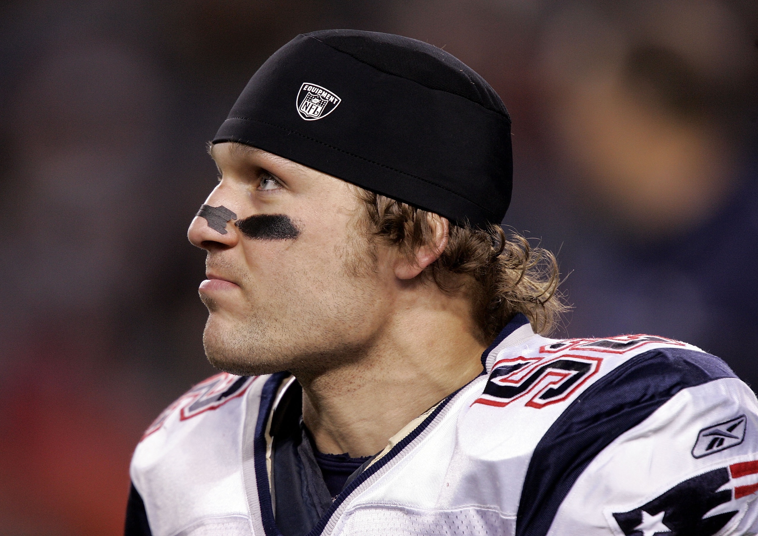 DENVER - JANUARY 14: Linebacker Monty Beisel #52 of the New England Patriots walks on the field before the AFC Divisional Playoff game against the Denver Broncos on January 14, 2006 at Invesco Field at Mile High in Denver, Colorado. (Photo by Brian Bahr DENVER - JANUARY 14: Linebacker Monty Beisel #52 of the New England Patriots walks on the field before the AFC Divisional Playoff game against the Denver Broncos on January 14, 2006 at Invesco Field at Mile High in Denver, Colorado. (Photo by Brian Bahr