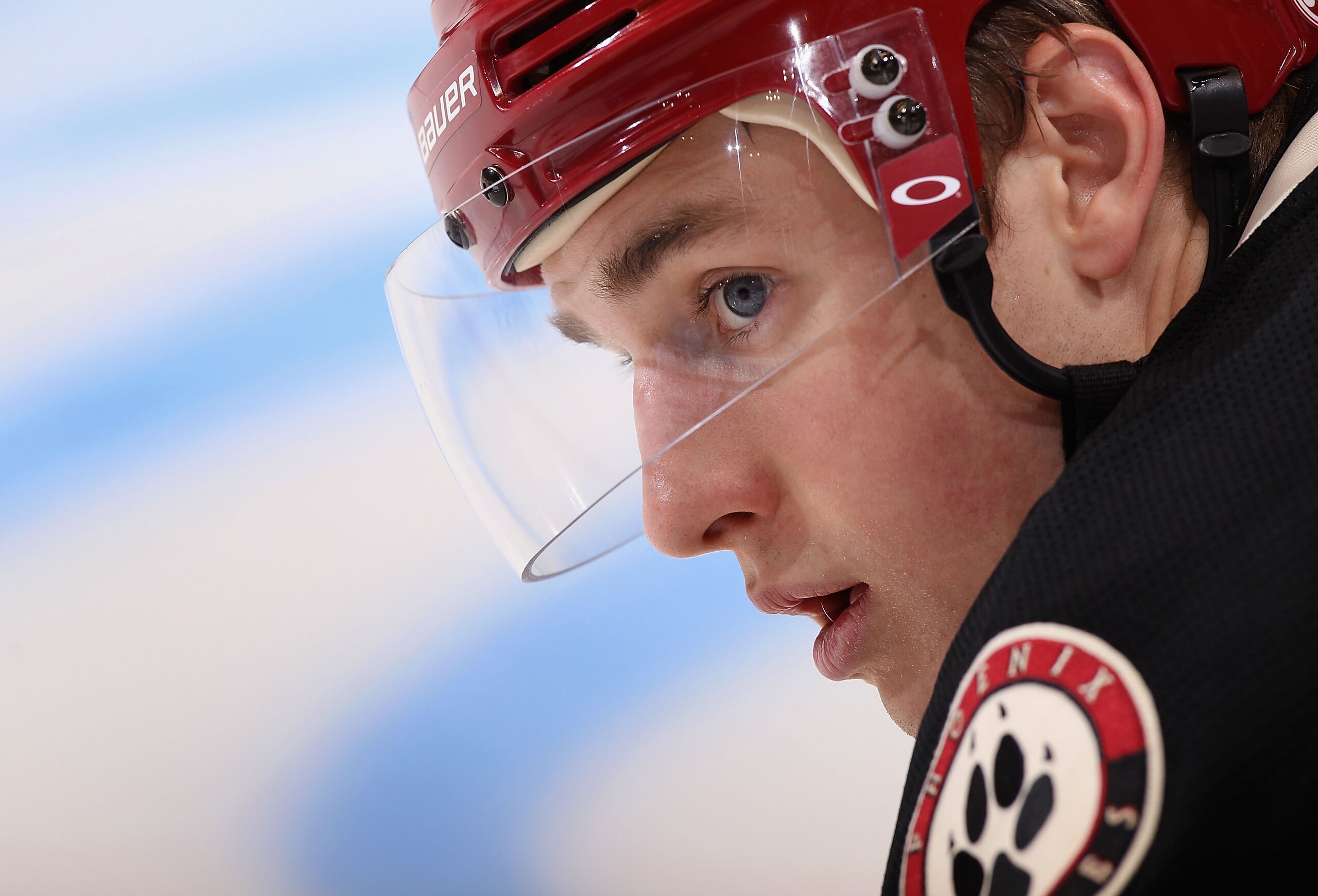 GLENDALE, AZ - JANUARY 13:  Kyle Turris #91 of the Phoenix Coyotes warms up before the NHL game against the Toronto Maple Leafs at Jobing.com Arena on January 13, 2011 in Glendale, Arizona.  (Photo by Christian Petersen/Getty Images)