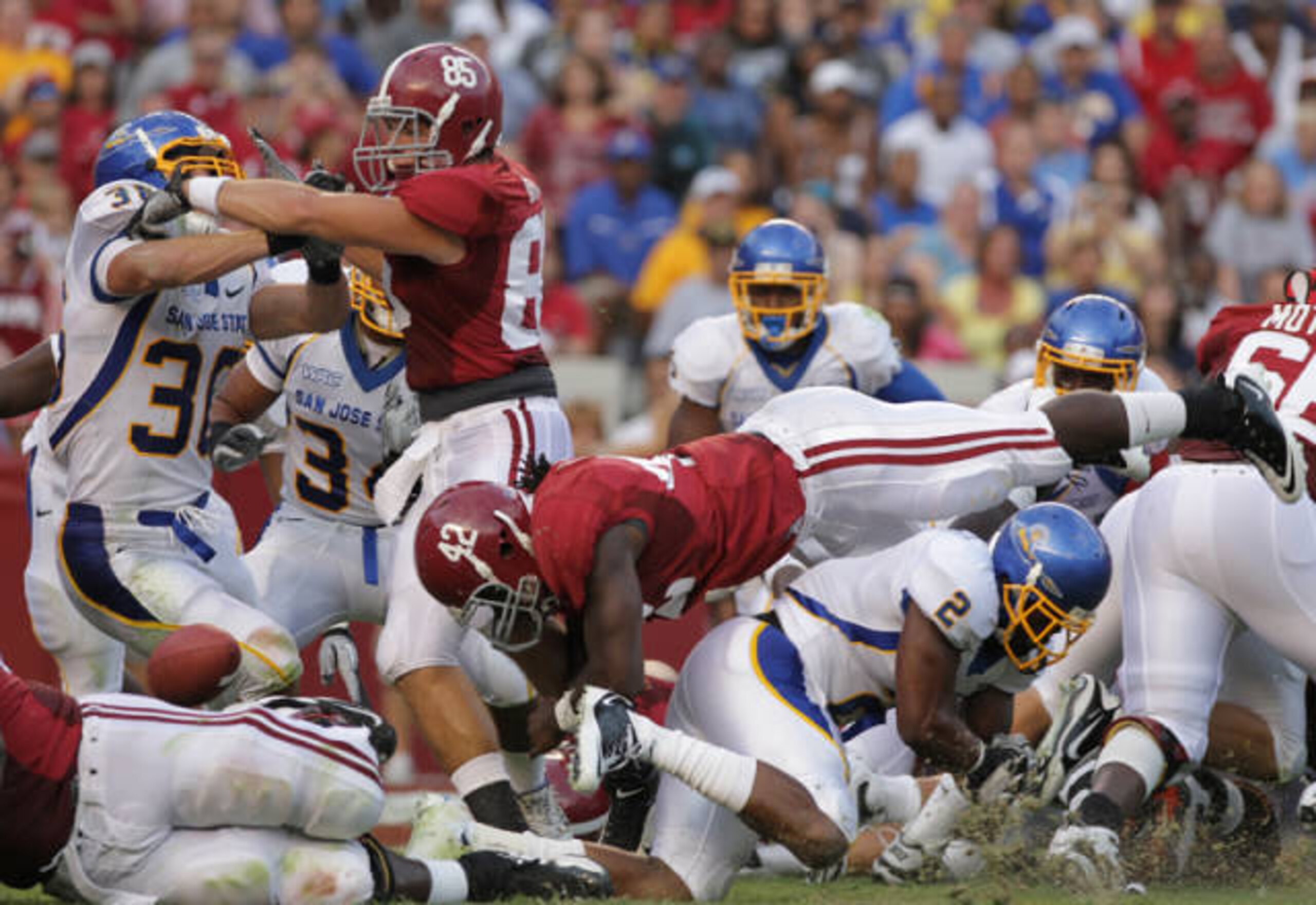 Bama playing chump San Jose State Univ.