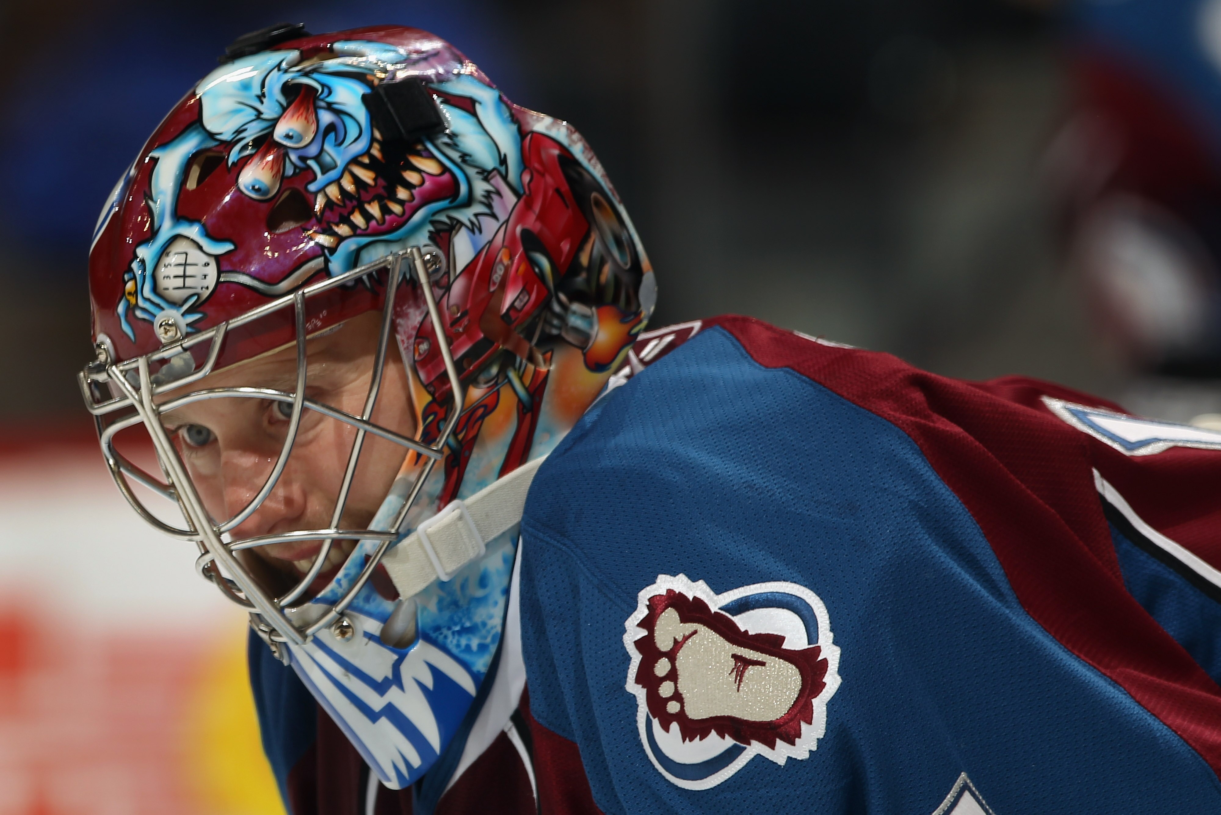 DENVER, CO - JANUARY 18:  Goalie Craig Anderson #41 of the Colorado Avalanche looks on during a break in the actionagainst the Vancouver Canucks at the Pepsi Center on January 18, 2011 in Denver, Colorado. Anderson had 40 saves as the Avalanche defeated t