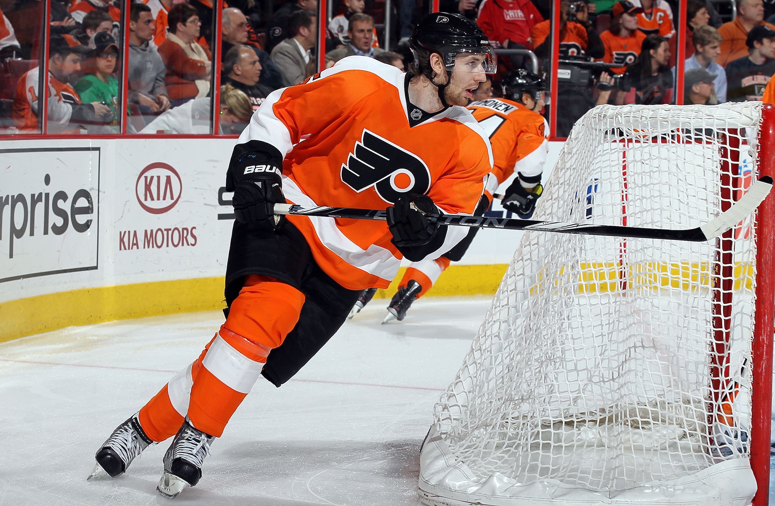 PHILADELPHIA, PA - JANUARY 20: Braydon Coburn #5 of the Philadelphia Flyers skates against the Ottawa Senators on January 20, 2011 at Wells Fargo Center in Philadelphia, Pennsylvania. (Photo by Jim McIsaac/Getty Images) PHILADELPHIA, PA - JANUARY 20: Braydon Coburn #5 of the Philadelphia Flyers skates against the Ottawa Senators on January 20, 2011 at Wells Fargo Center in Philadelphia, Pennsylvania. (Photo by Jim McIsaac/Getty Images)