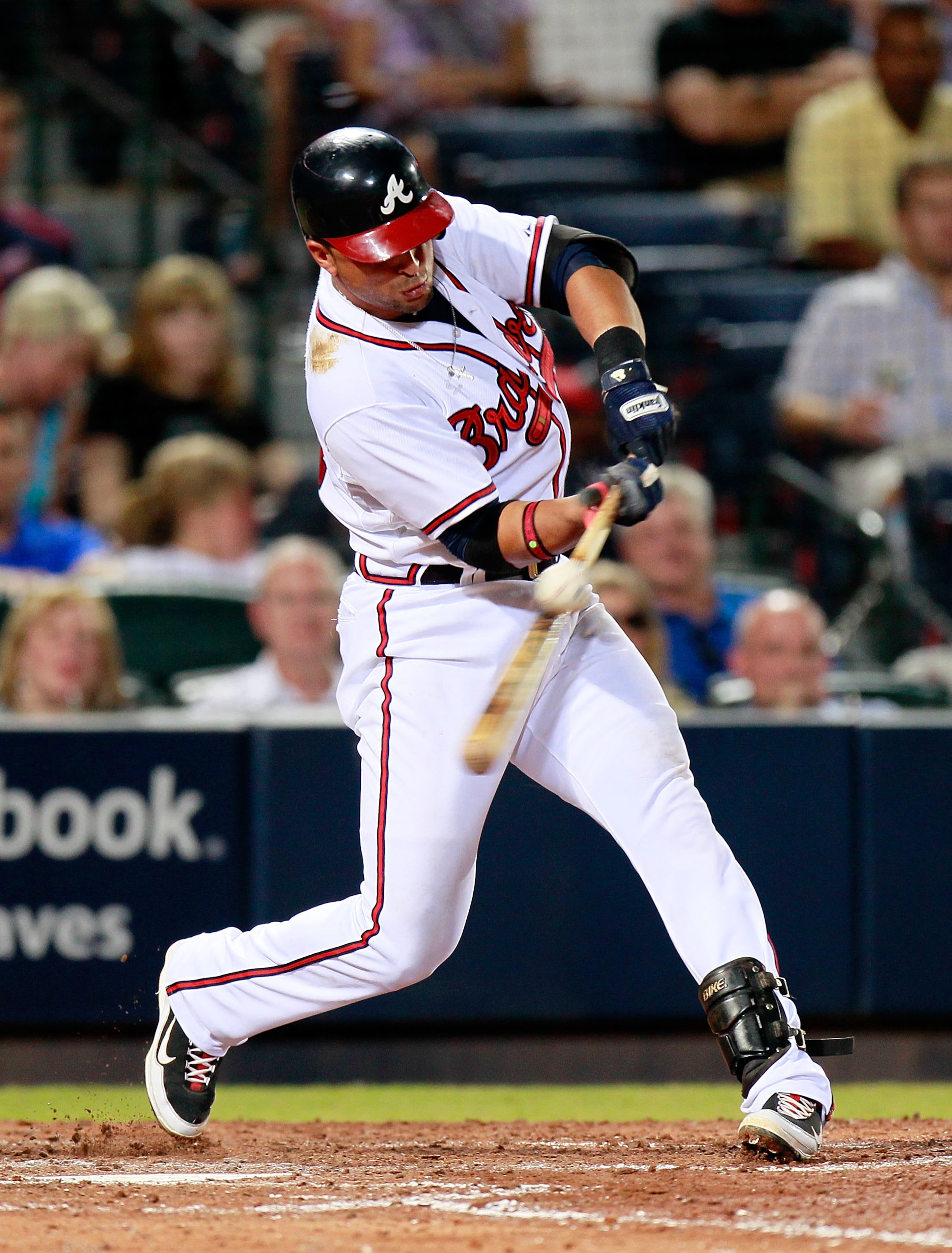 ATLANTA - AUGUST 31: Martin Prado #14 of the Atlanta Braves hits a single to right field in the fifth inning against the New York Mets at Turner Field on August 31, 2010 in Atlanta, Georgia. (Photo by Kevin C. Cox/Getty Images) ATLANTA - AUGUST 31: Martin Prado #14 of the Atlanta Braves hits a single to right field in the fifth inning against the New York Mets at Turner Field on August 31, 2010 in Atlanta, Georgia. (Photo by Kevin C. Cox/Getty Images)