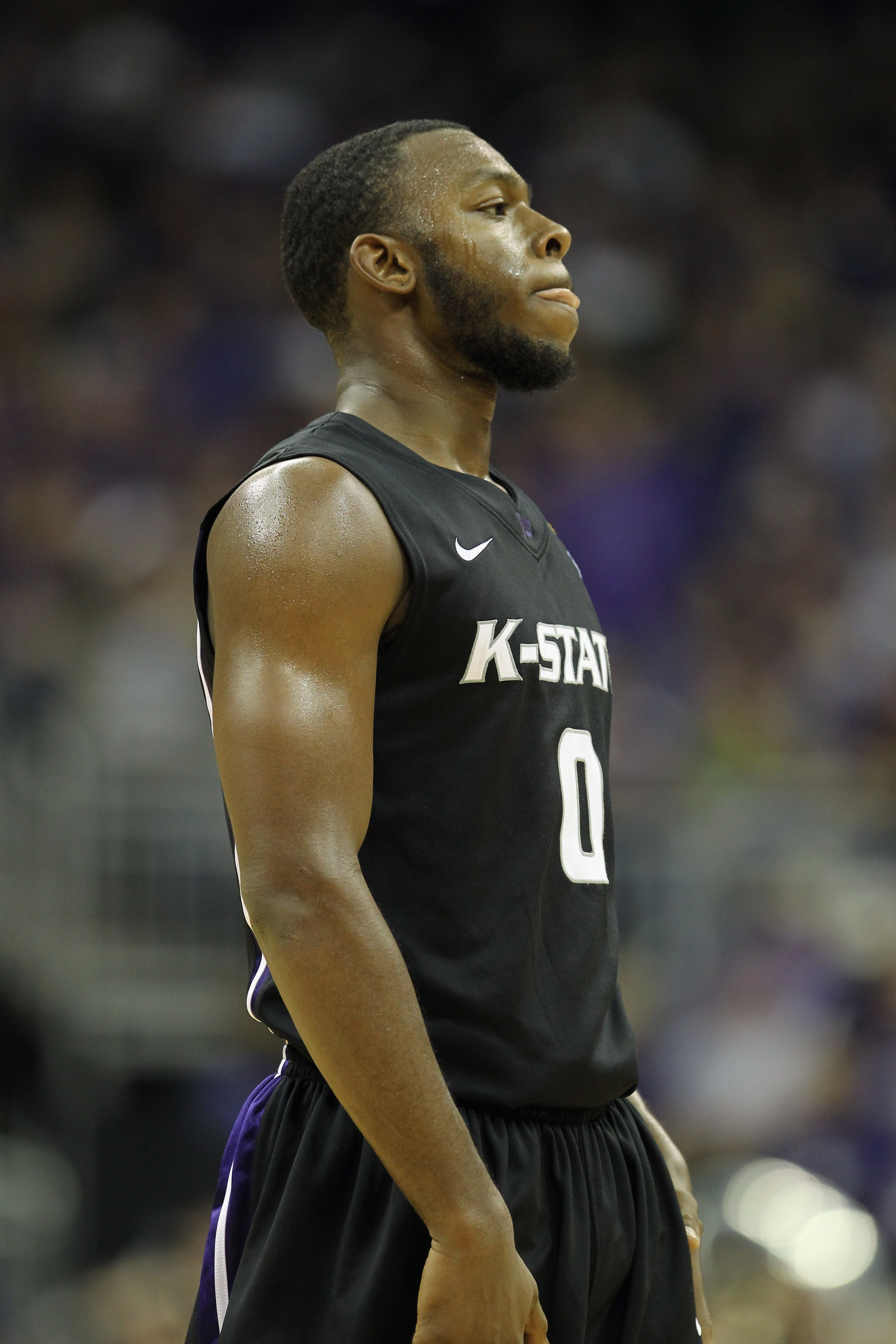 KANSAS CITY, MO - NOVEMBER 22:  Jacob Pullen #0 of the Kansas State Wildcats in action during the CBE Classic game against the Gonzaga Bulldogs on November 22, 2010 at the Sprint Center in Kansas City, Missouri.  (Photo by Jamie Squire/Getty Images)