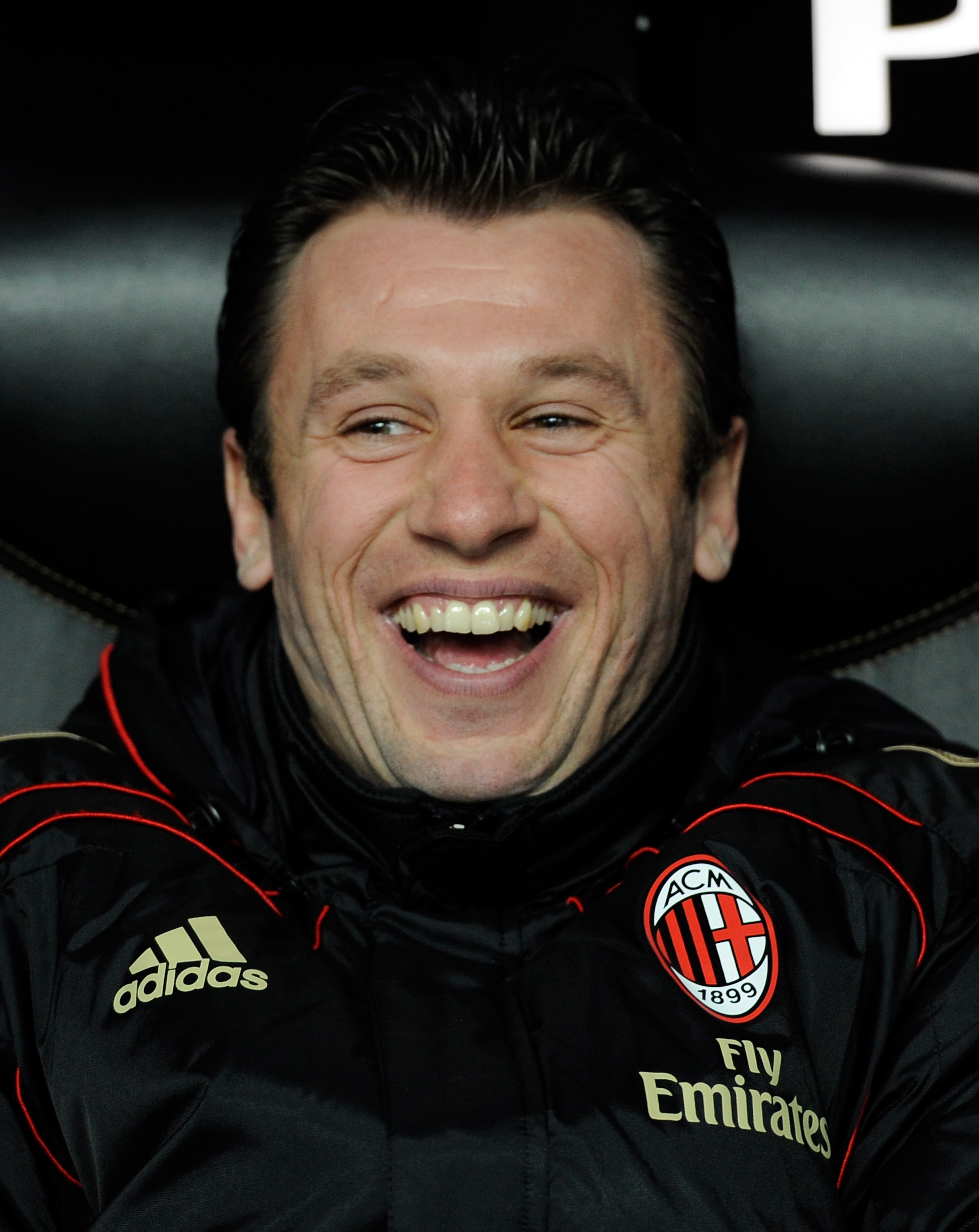 MILAN, ITALY - FEBRUARY 01:  Antonio Cassano of AC Milan during the Serie A match between AC Milan and SS Lazio at Stadio Giuseppe Meazza on February 1, 2011 in Milan, Italy.  (Photo by Claudio Villa/Getty Images)