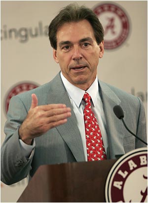 Nick Saban is as tough a recruiter as he is a coach