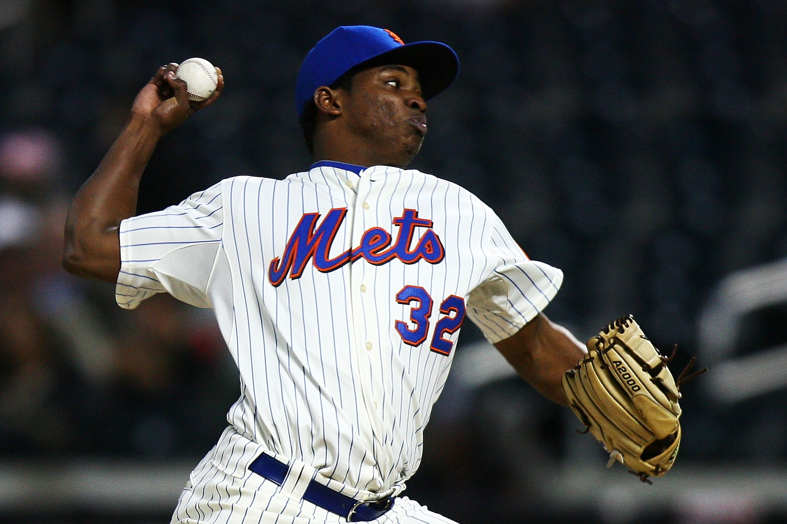 NEW YORK - SEPTEMBER 15: Jenrry Mejia #32 of the New York Mets pitches against the Pittsburgh Pirates on September 15, 2010 at Citi Field in the Flushing neighborhood of the Queens borough of New York City. (Photo by Andrew Burton/Getty Images) NEW YORK - SEPTEMBER 15: Jenrry Mejia #32 of the New York Mets pitches against the Pittsburgh Pirates on September 15, 2010 at Citi Field in the Flushing neighborhood of the Queens borough of New York City. (Photo by Andrew Burton/Getty Images)