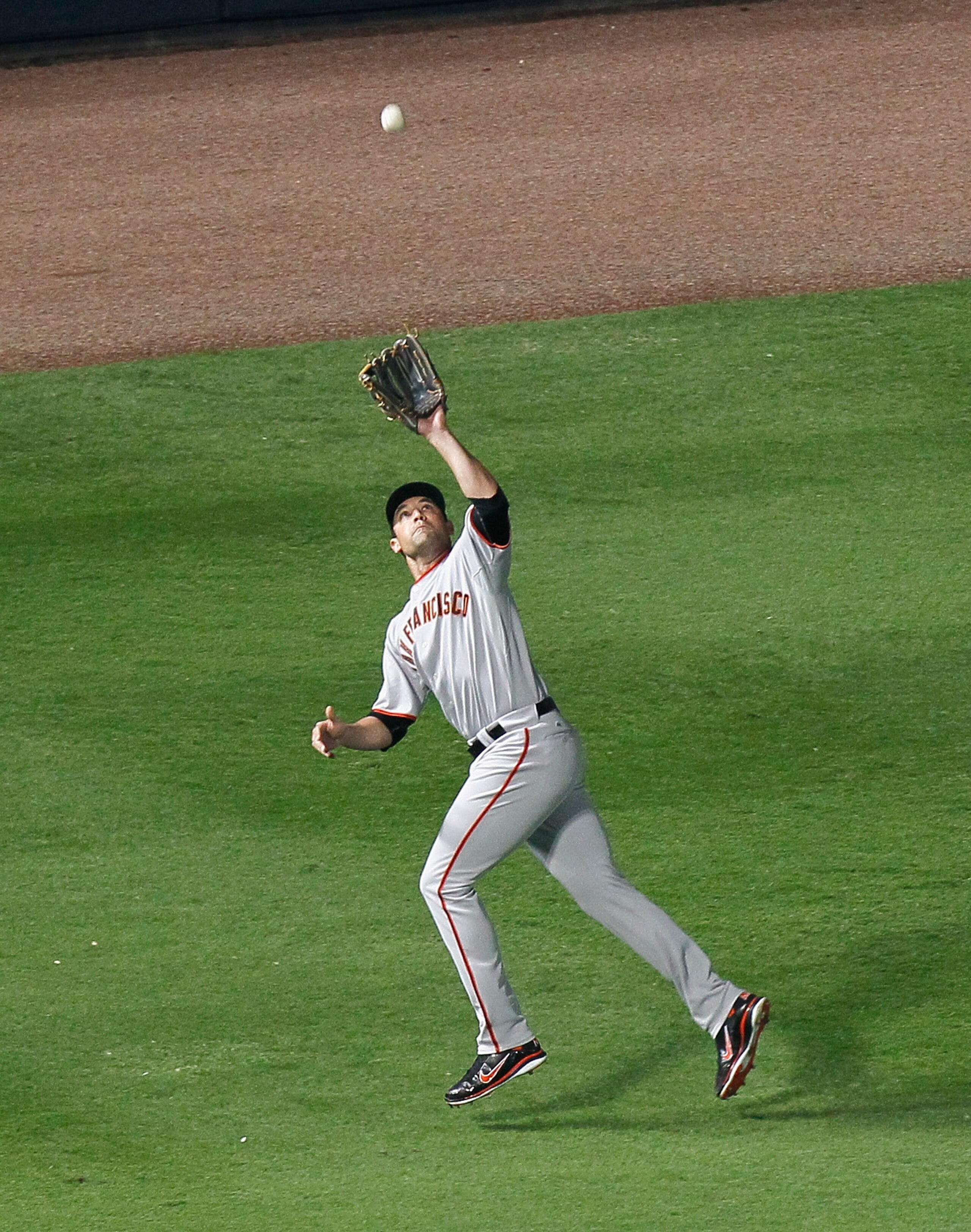 ATLANTA - OCTOBER 11:  Andres Torres #56 of the San Francisco Giants against the Atlanta Braves during Game Four of the NLDS of the 2010 MLB Playoffs at Turner Field on October 11, 2010 in Atlanta, Georgia.  (Photo by Kevin C. Cox/Getty Images)